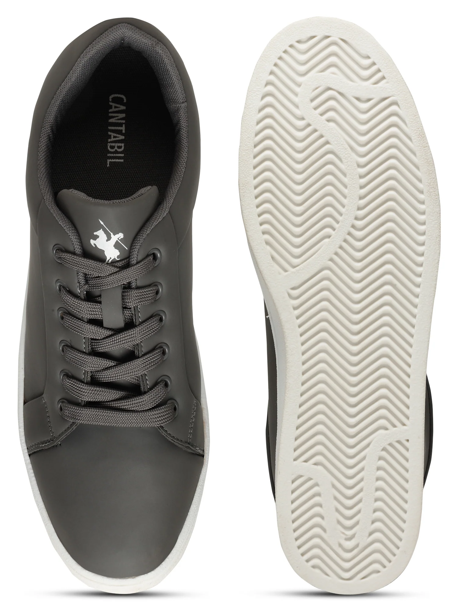 Casual Sneaker Shoes for Men | Lightweight & Comfortable with Cushioned Insole Polyurethane (PU) Upper TPR Sole Lace Up Closure - Image 5