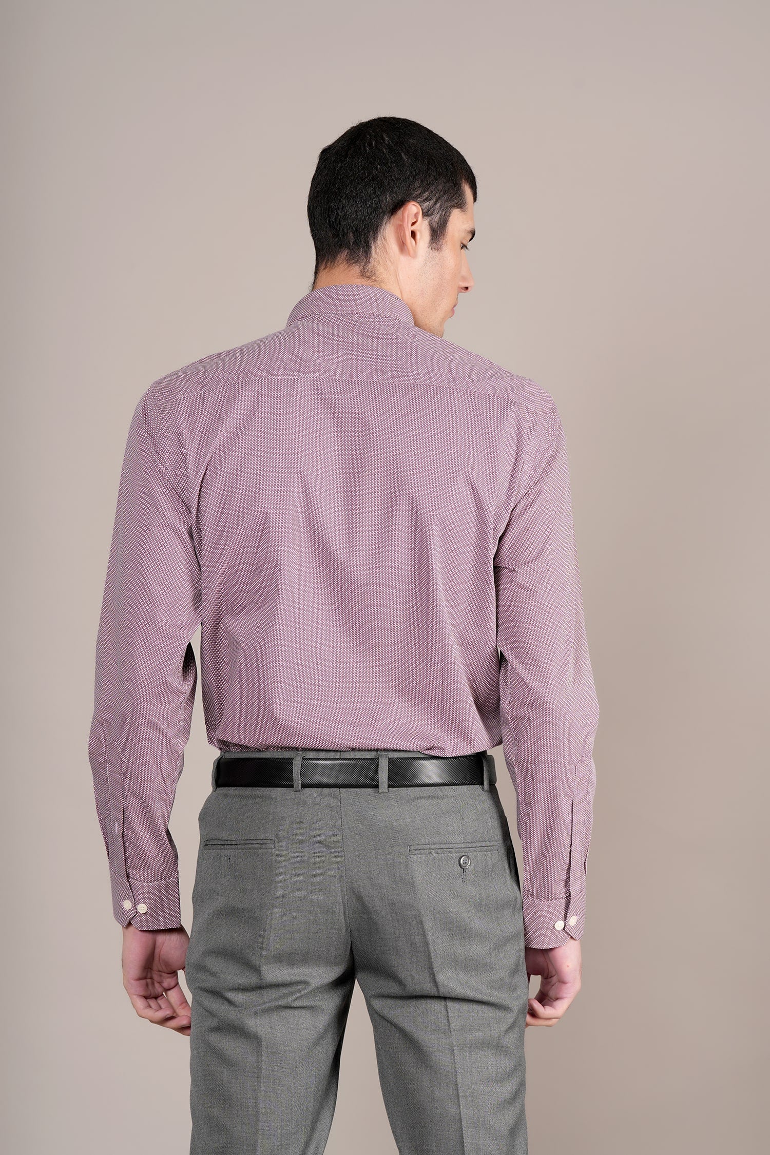 Formal Shirt for Men l Breathable & Soft with Color Fastness Regular Fit Spread Collar Neck Cotton Fabric Printed Pattern - Image 3