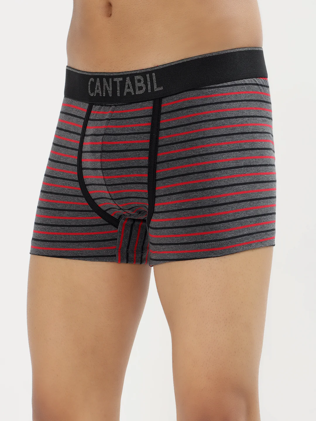 Men's Mix Printed Cotton Elastane Stretch Ultrasoft Fabric Pack of 3 Trunk - Image 4
