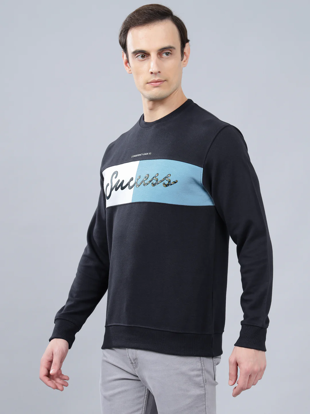 T-Shirt for Men | Breathable & Soft with Color Fastness Regular Fit Round Neck Poly Cotton Fabric Printed Pattern - Image 3