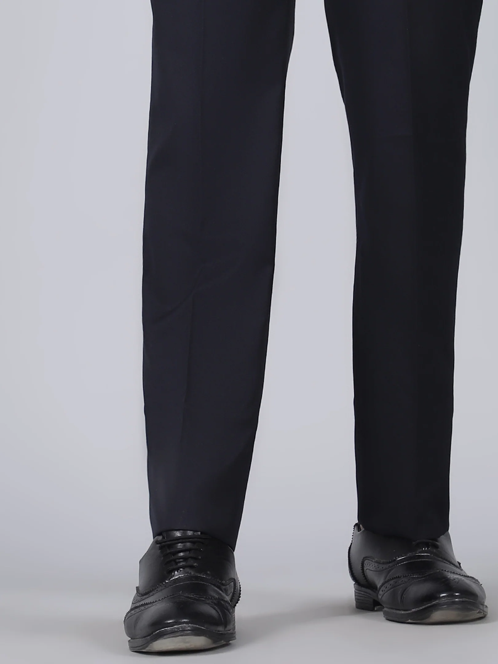 Formal Trouser for Men | Breathable & Soft with Color Fastness Regular Fit Poly Viscose Fabric Self Design Pattern Hook & Eye Closure - Image 7