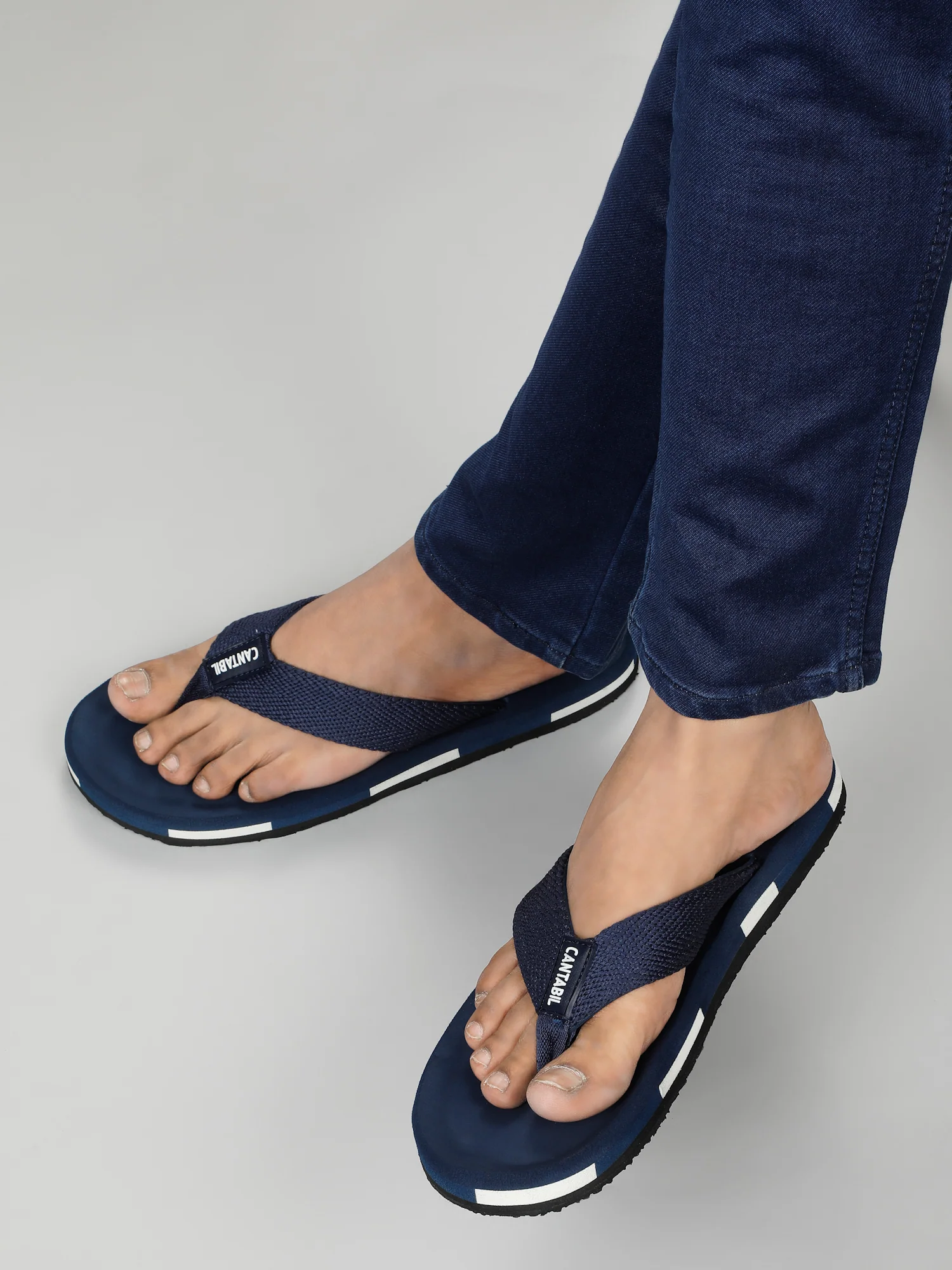 Casual Flip Flop for Men | Lightweight & Comfortable with Cushioned Insole Newad Upper Rubber Sole Slip on Closure. - Image 5