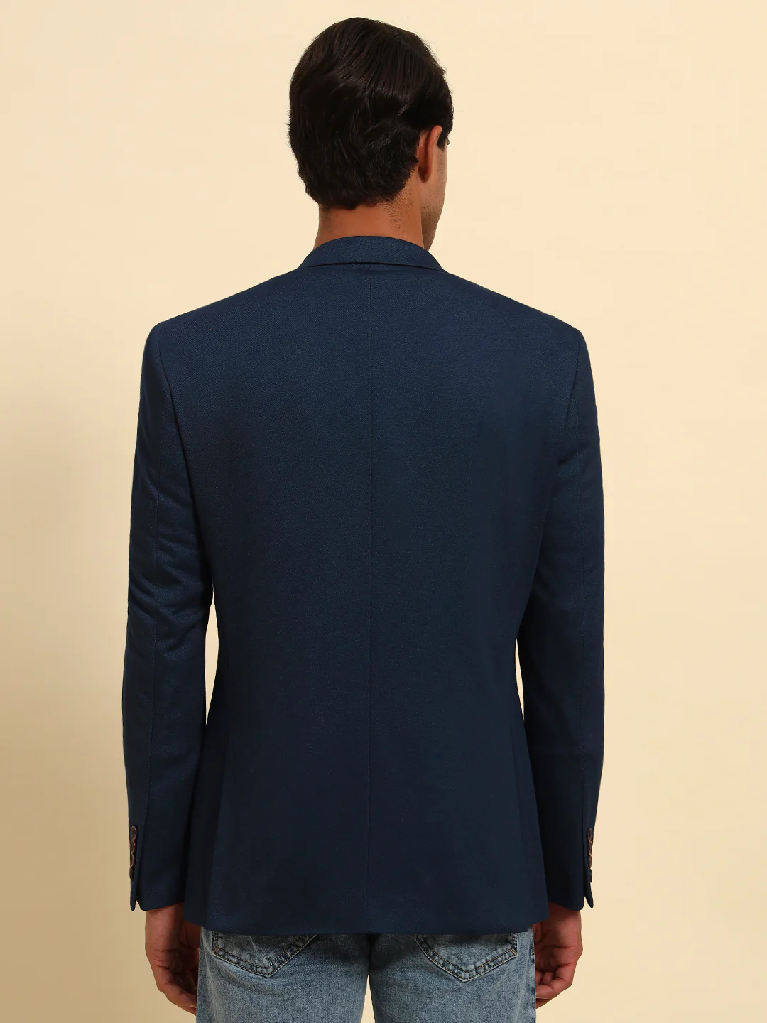 Blazer for Men | Premium Casual Blazer Slim Fit Notched Collar Terry Rayon Fabric Solid Pattern - Image 7
