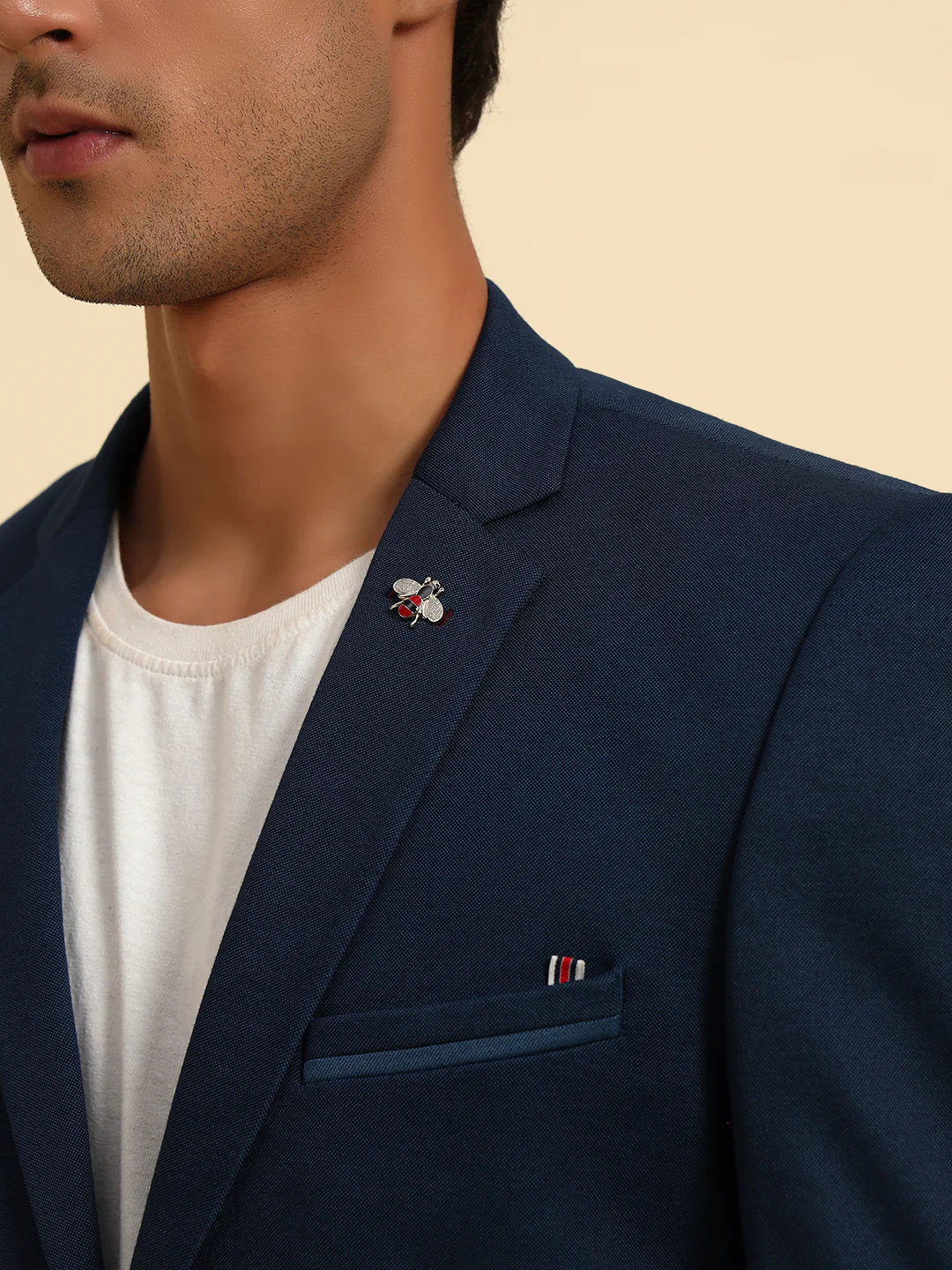 Blazer for Men | Premium Casual Blazer Slim Fit Notched Collar Terry Rayon Fabric Solid Pattern - Image 9