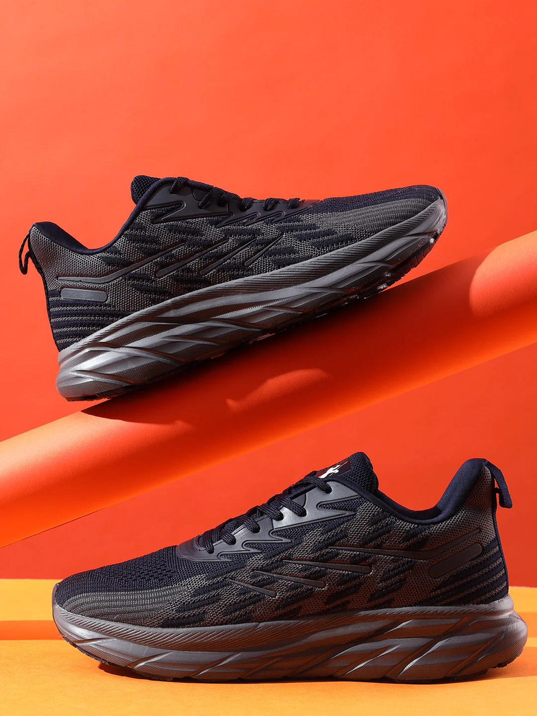 Casual Sports Shoes for Men | Lightweight & Comfortable with Cushioned Insole Knitted Upper Phylon Sole Lace Up Closure - Image 5