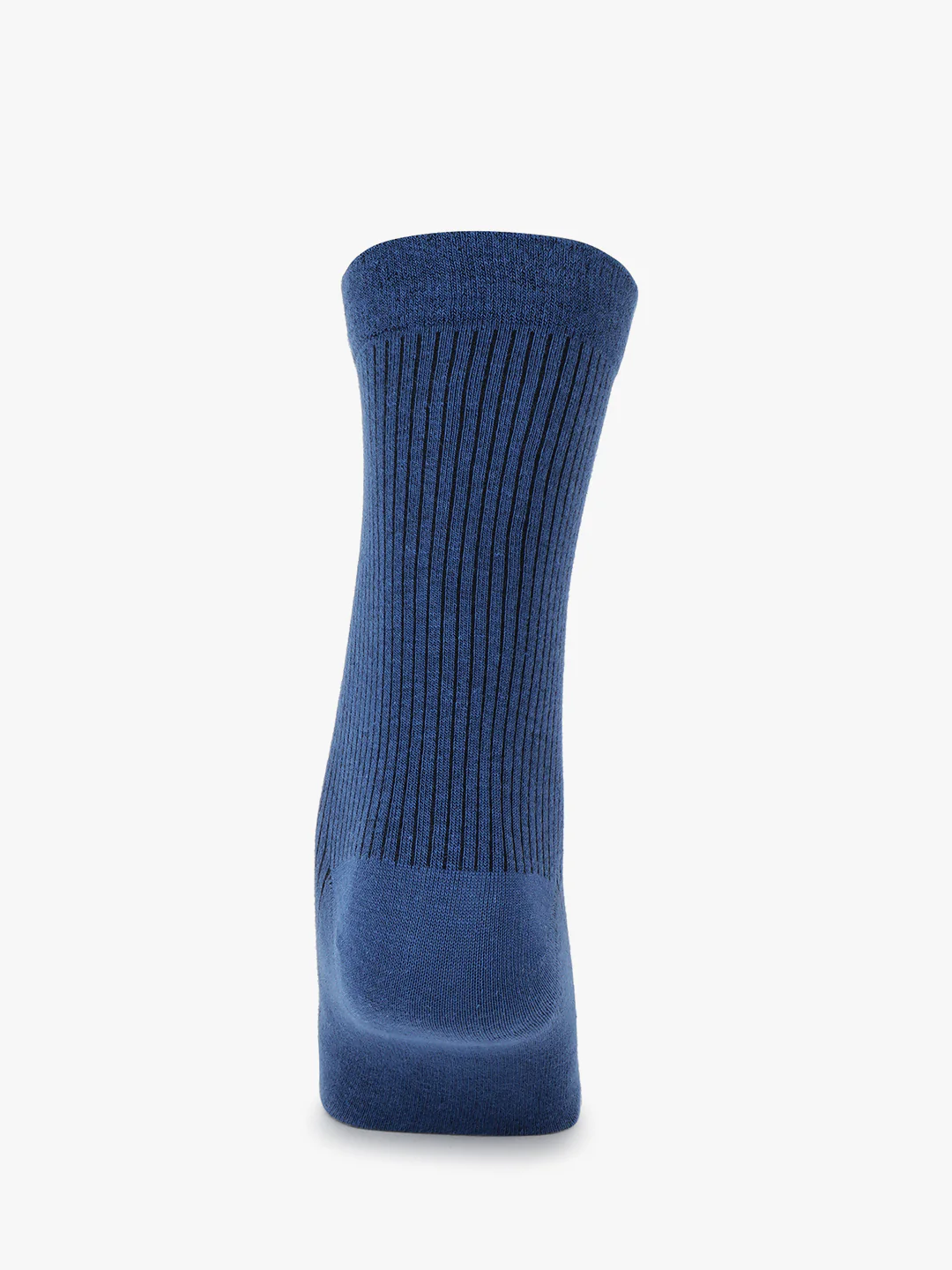 Men's Pack Of 5 Blue Crew Length Stripes Casual Socks - Image 5