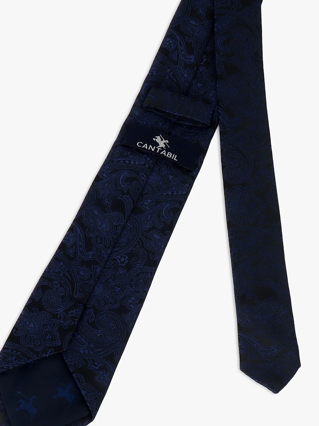 Men's Printed Black Regular Broad - Image 3