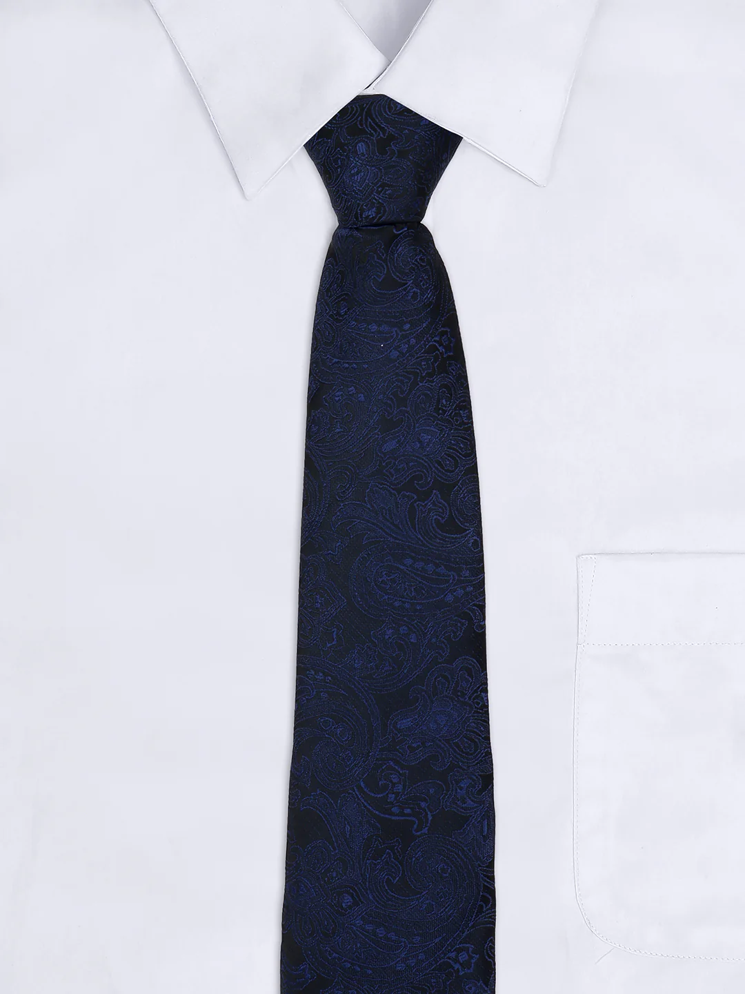 Men's Printed Black Regular Broad - Image 6