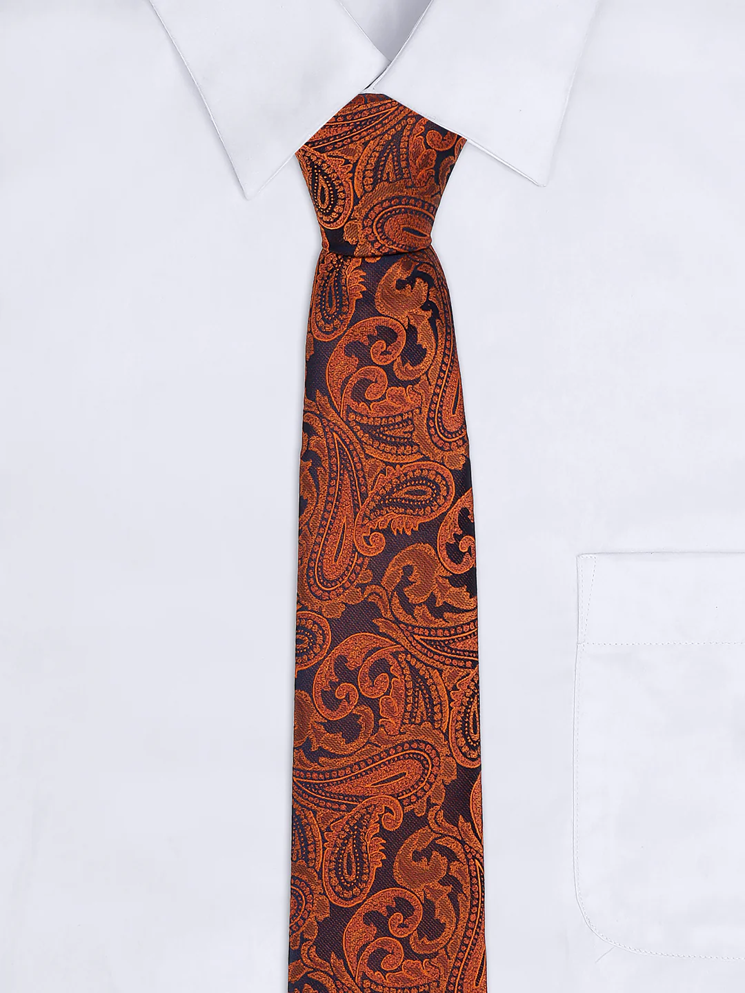 Men's Printed Gold Regular Broad - Image 6