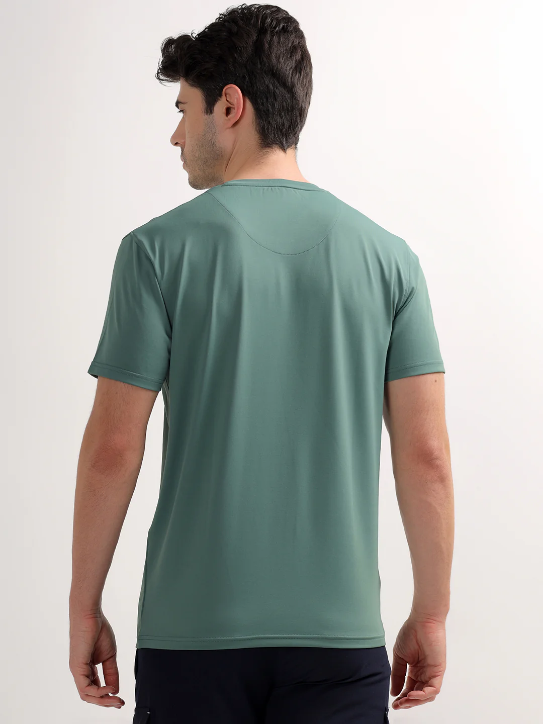 T-Shirt for Men | Breathable & Soft with Color Fastness Regular Fit Round Neck Polyester Fabric Printed Pattern - Image 4