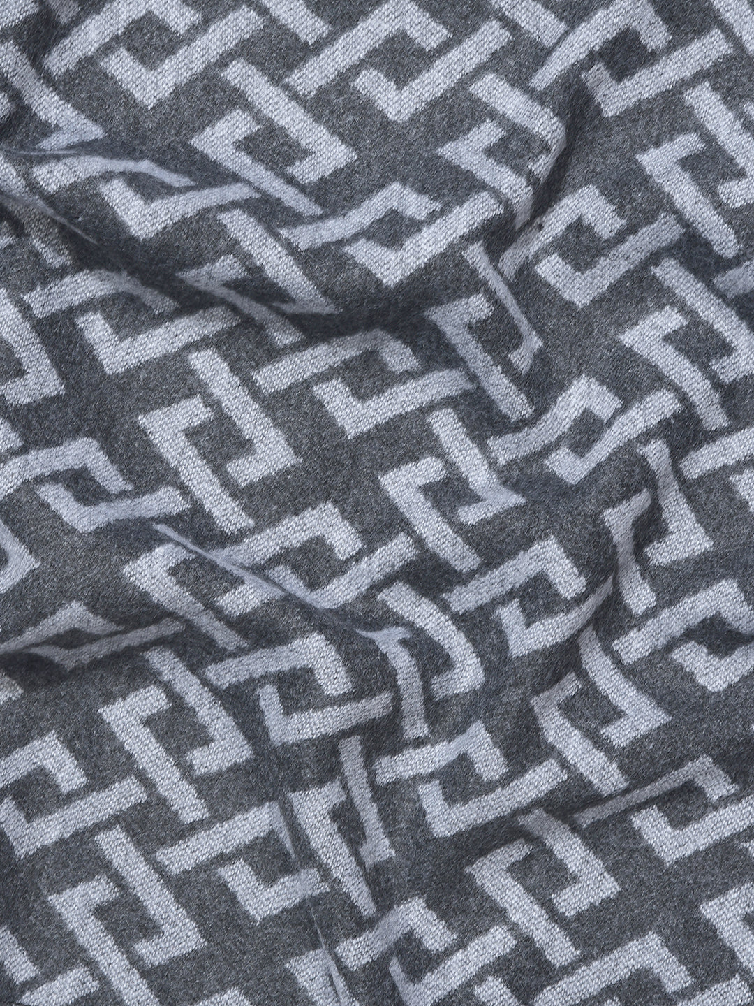 Men's Printed Grey Fashion Muffler - Image 3