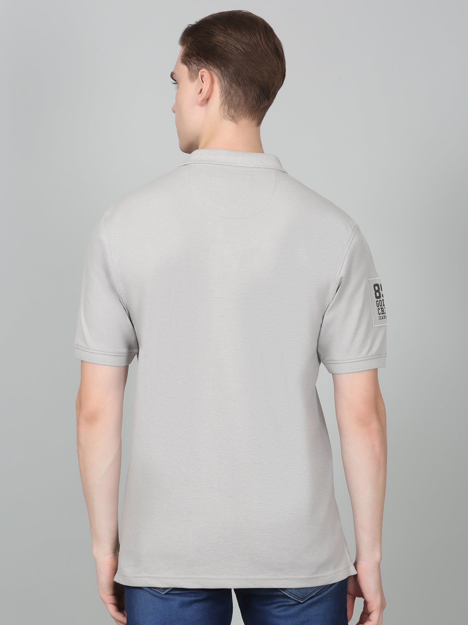 T-Shirt for Men | Breathable & Soft with Color Fastness Regular Fit Polo Neck Poly Cotton Fabric Printed Pattern - Image 6