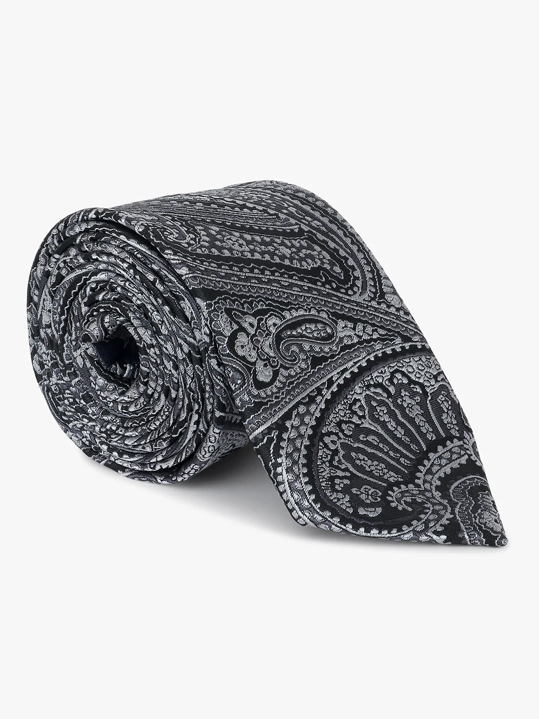 Men's Printed Grey Regular Broad - Image 4