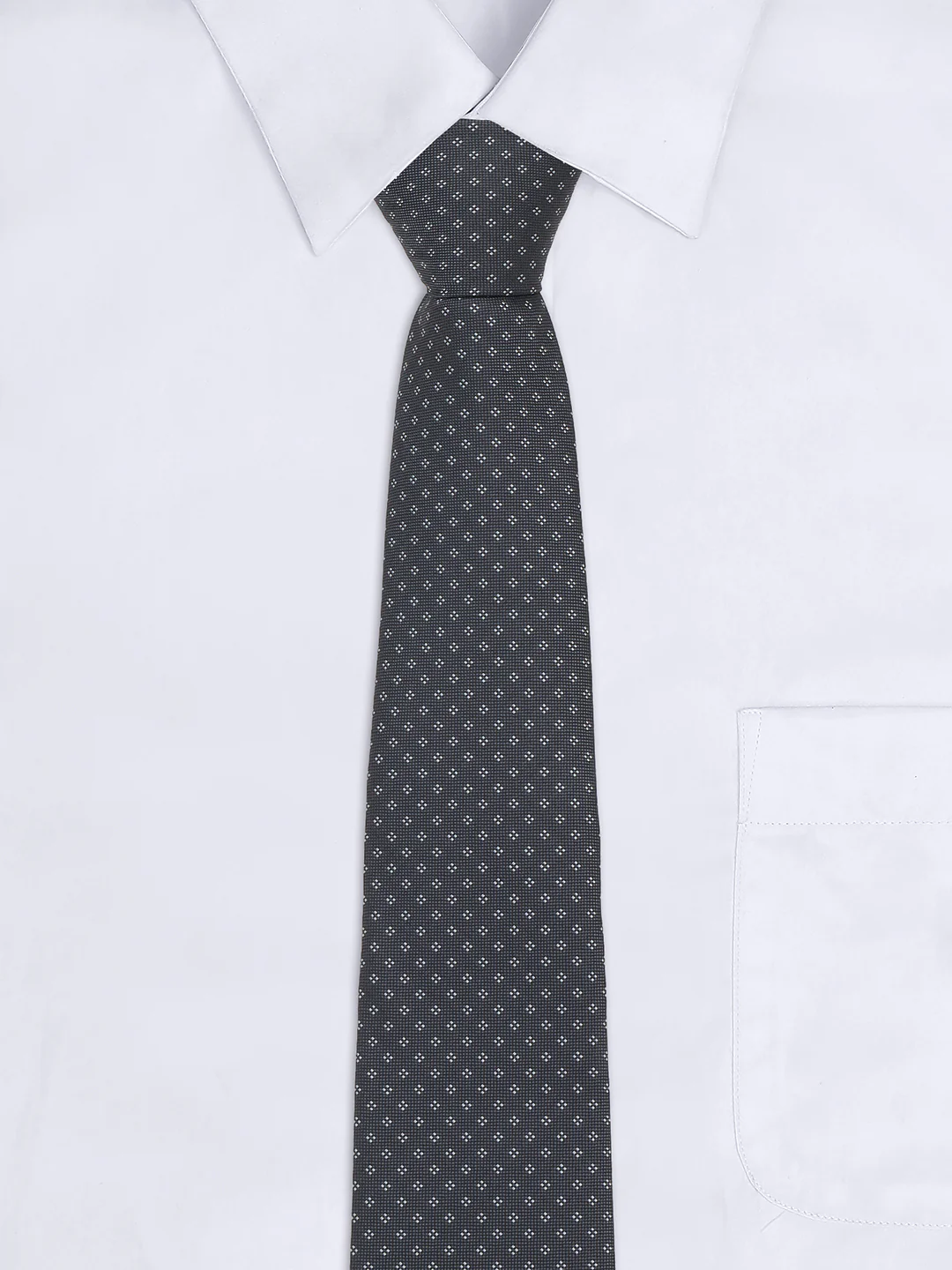 Men's Printed Grey Regular Broad - Image 6