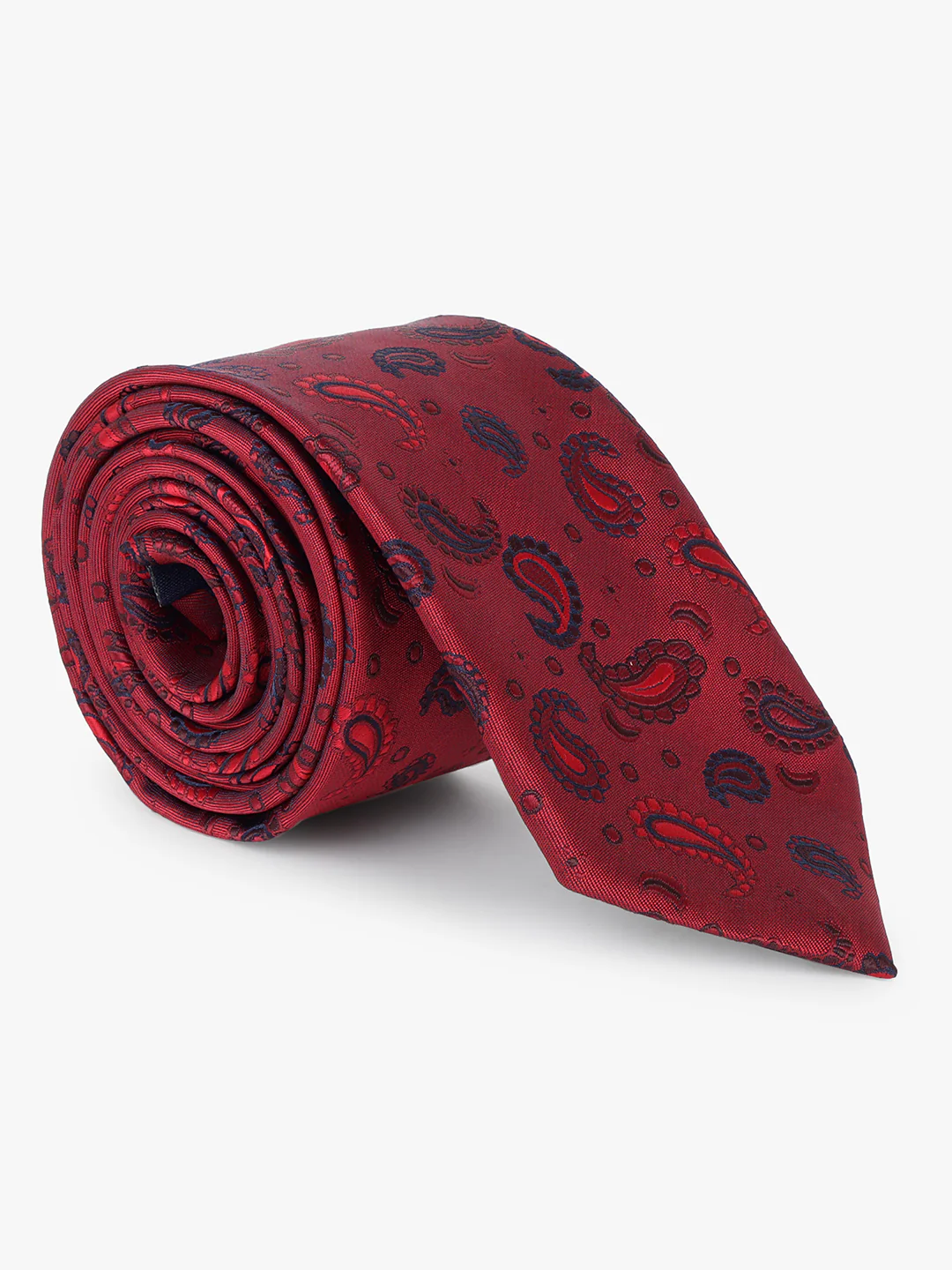 Men's Printed Maroon Regular Broad - Image 4
