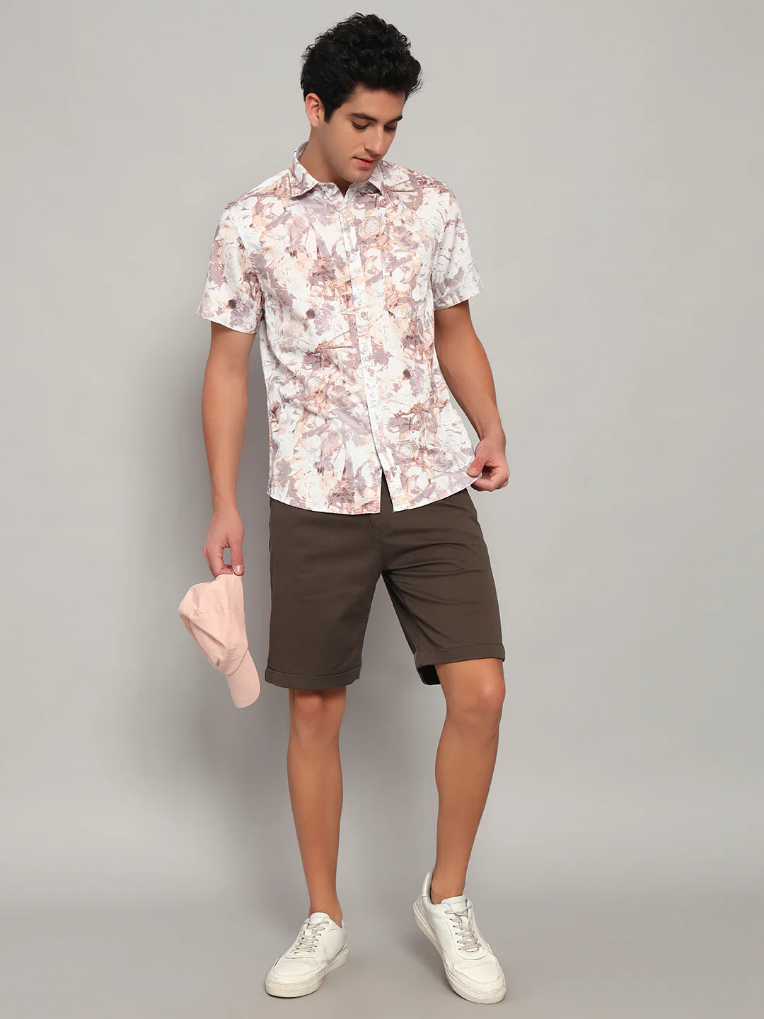 Casual Shirt for Men | Breathable & Soft with Color Fastness Regular Fit Spread Collar Neck Cotton Fabric Printed Pattern - Image 8