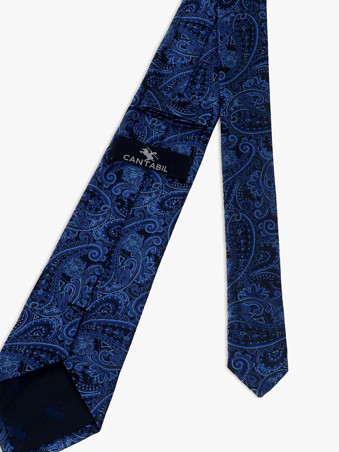 Men's Printed Navy Blue Regular Broad - Image 5