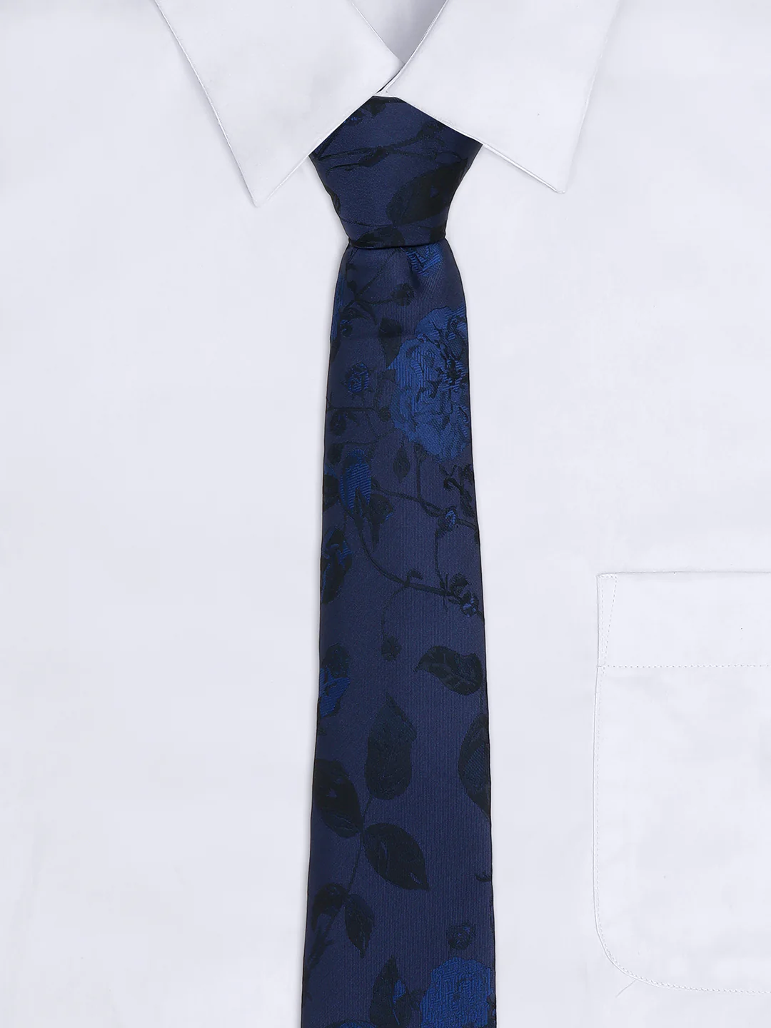 Men's Printed Navy Blue Regular Broad - Image 6