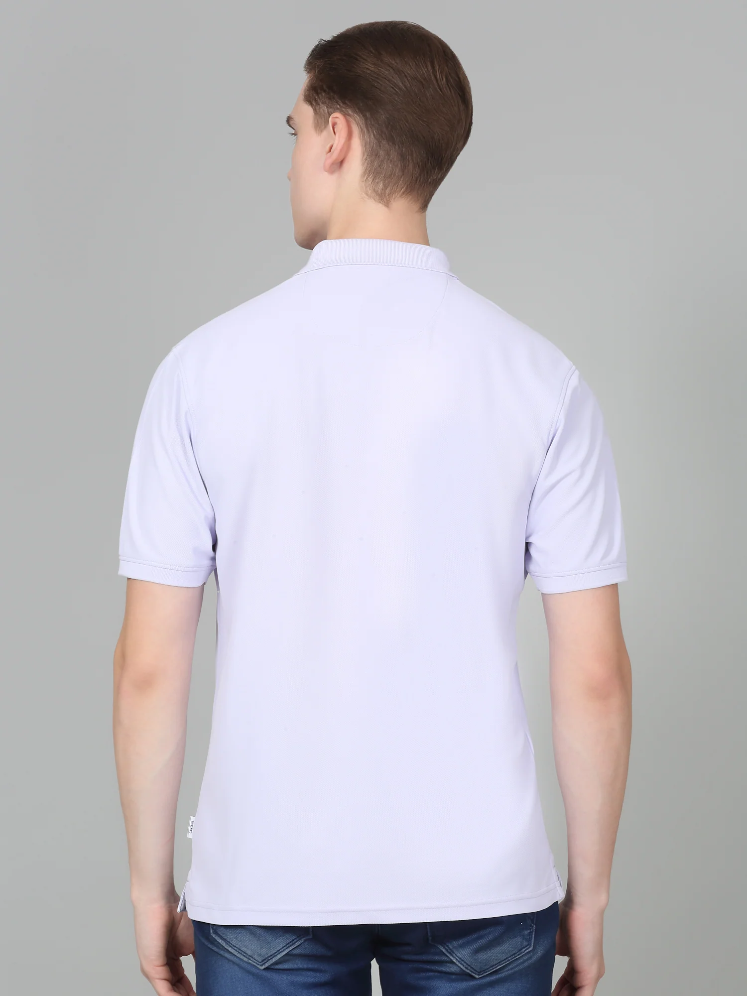 T-Shirt for Men | Breathable & Soft with Color Fastness Regular Fit Polo Neck Polyester Fabric Printed Pattern - Image 6