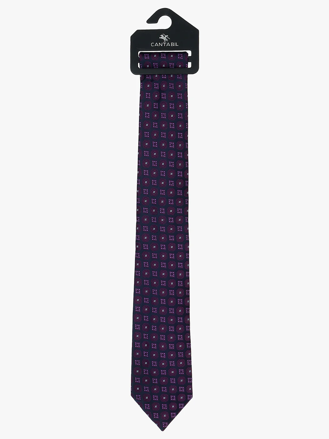 Men's Printed Purple Regular Broad - Image 2