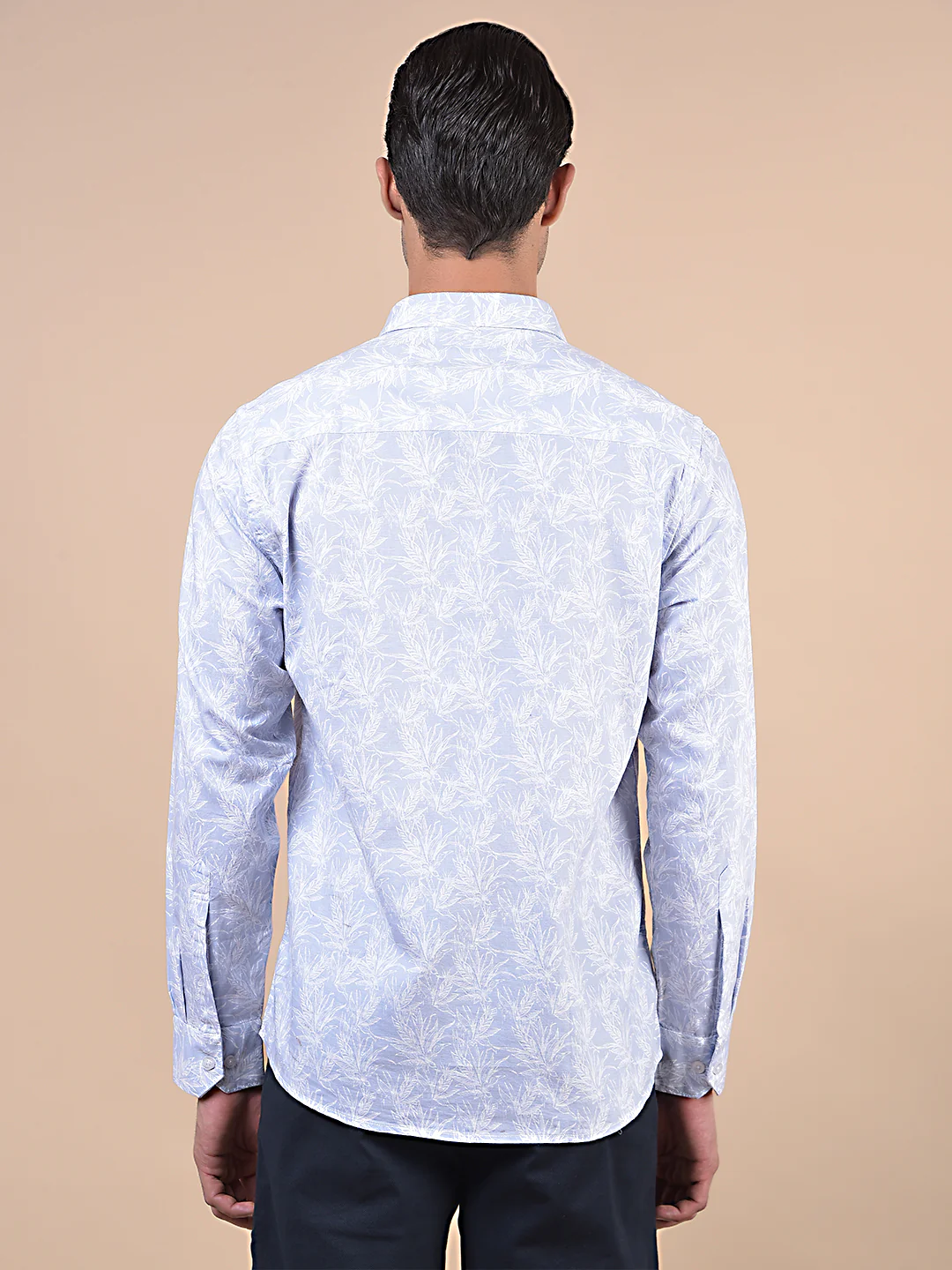 Casual Shirt for Men | Breathable & Soft with Color Fastness Regular Fit Spread Collar Neck Cotton Fabric Printed Pattern - Image 3