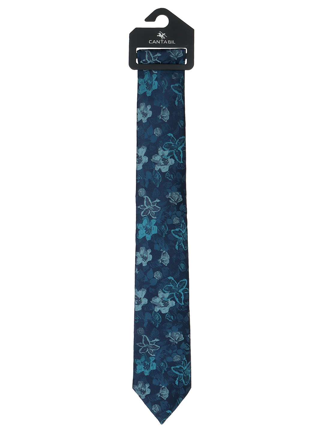 Men's Printed Teal Blue Regular Broad - Image 7