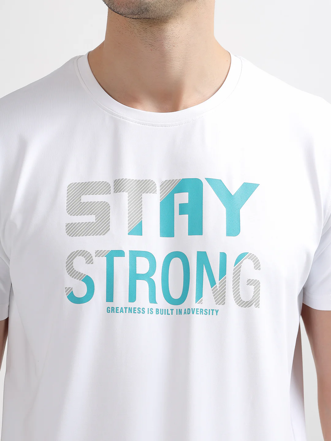 T-Shirt for Men | Breathable & Soft with Color Fastness Regular Fit Round Neck Polyester Fabric Printed Pattern - Image 6