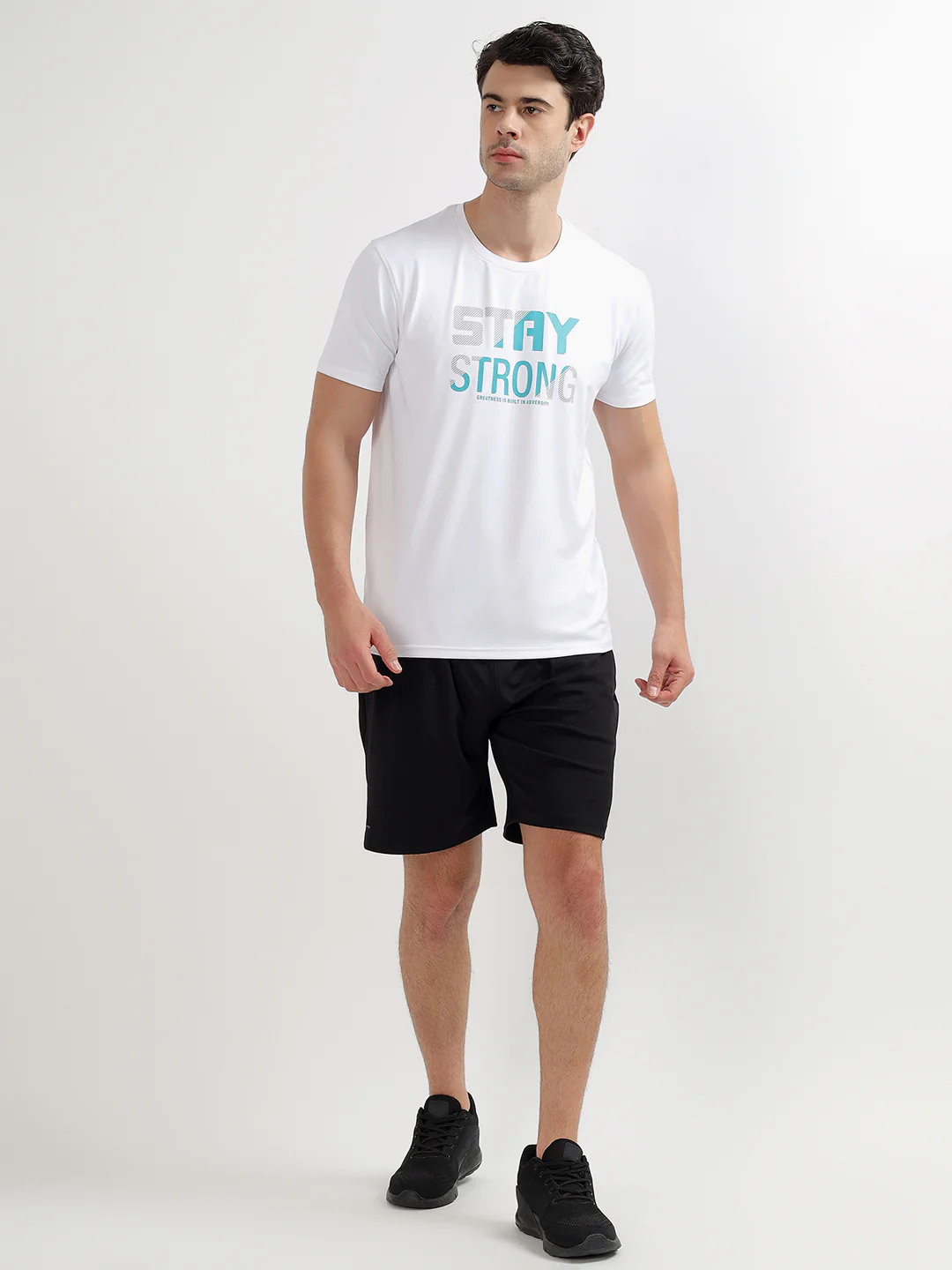 T-Shirt for Men | Breathable & Soft with Color Fastness Regular Fit Round Neck Polyester Fabric Printed Pattern - Image 7