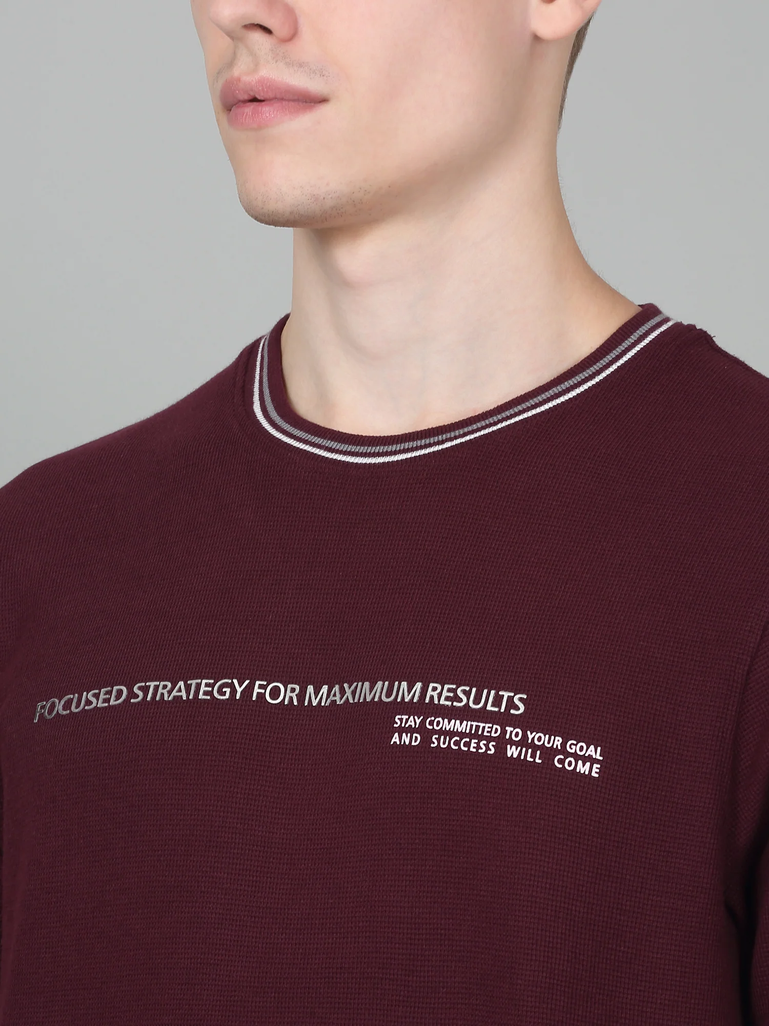 T-Shirt for Men | Breathable & Soft with Color Fastness Regular Fit Round Neck Poly Cotton Fabric Printed Pattern - Image 6