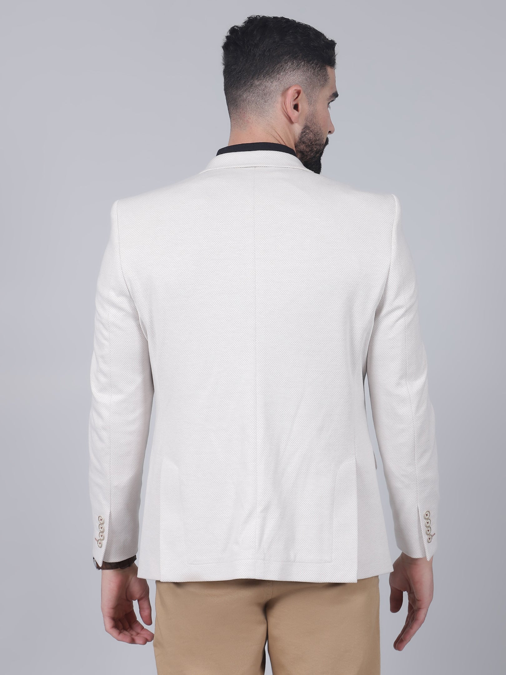 Men’s Fawn Self-Design Casual Blazer | Cantabil - Image 5