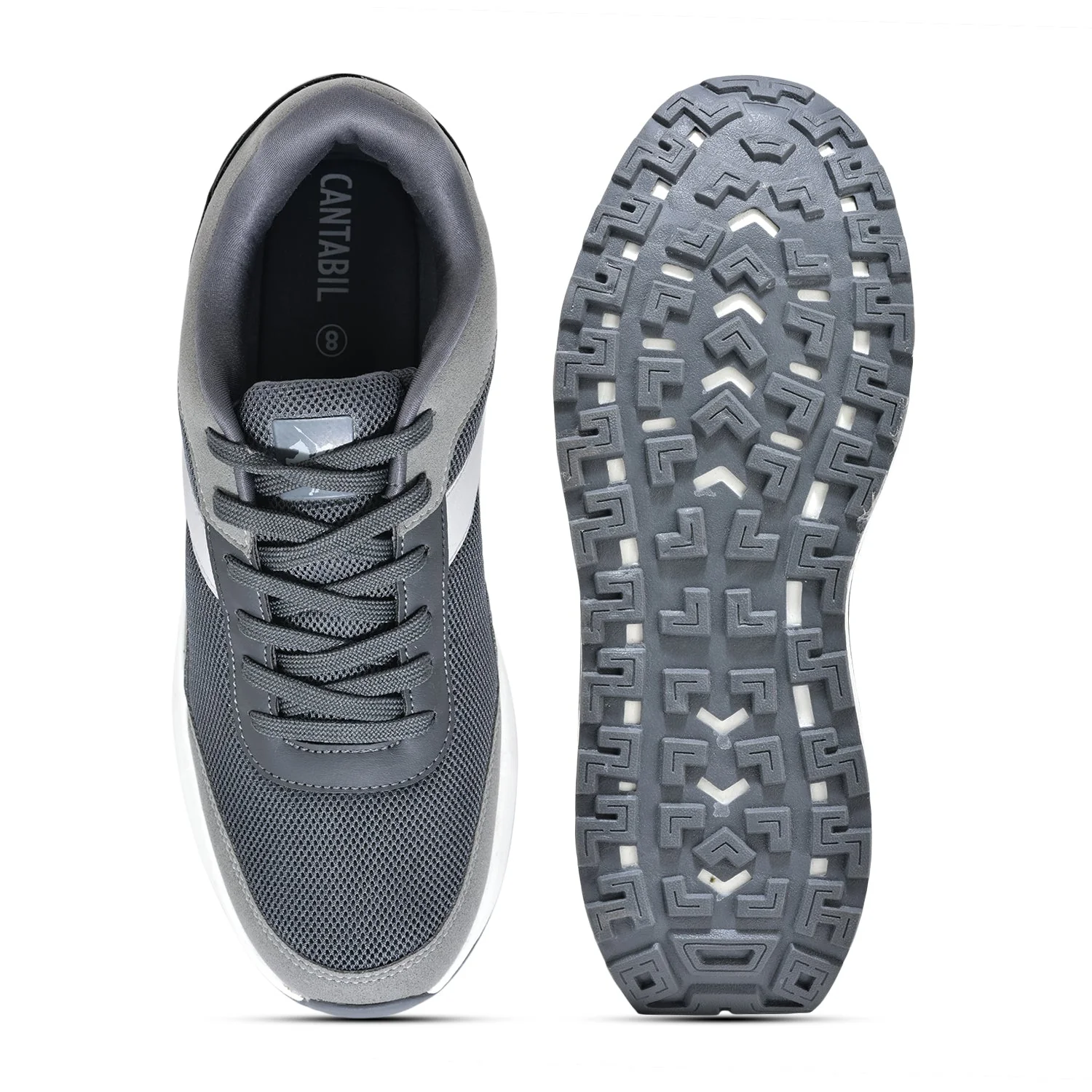 Casual Sports Shoes for Men | Lightweight & Comfortable with Cushioned Insole Mesh Upper Phylon Sole Lace Up Closure - Image 6