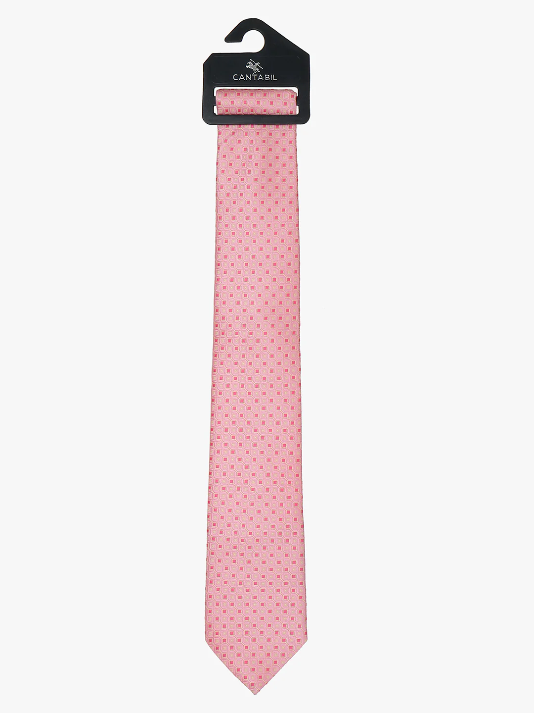 Men's Self Design Pink Regular Broad - Image 2