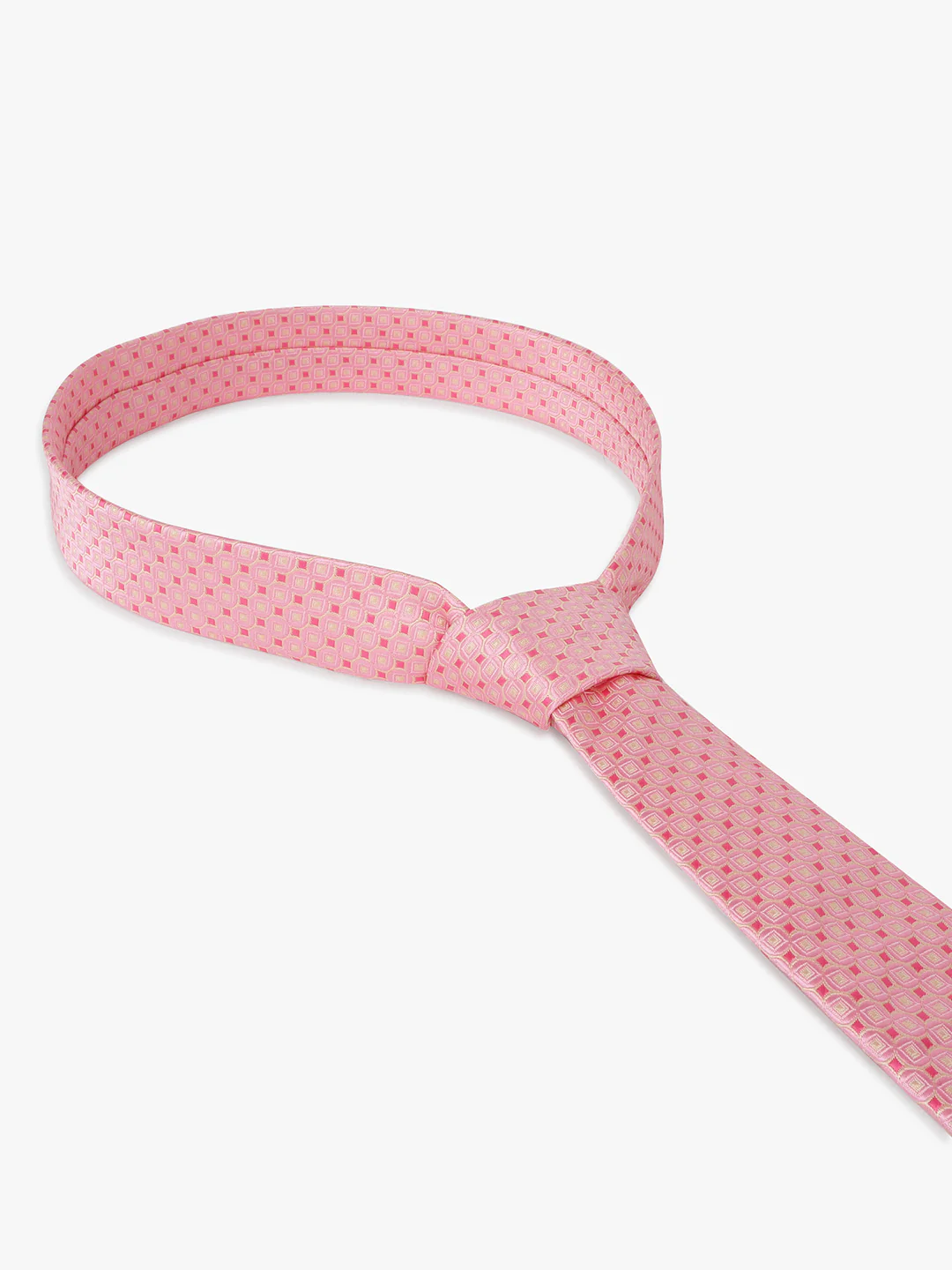 Men's Self Design Pink Regular Broad - Image 5