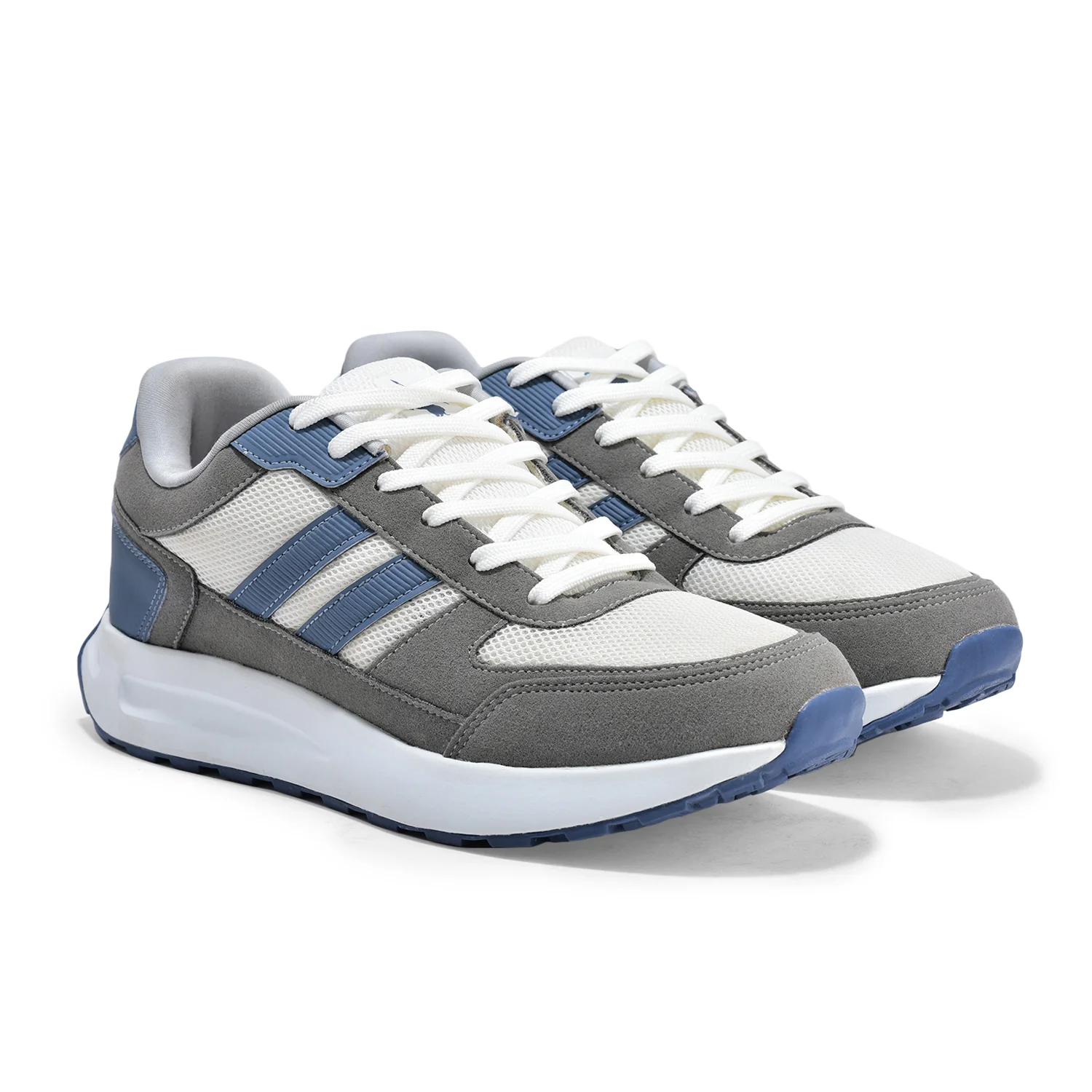 Casual Sports Shoes for Men | Lightweight & Comfortable with Cushioned Insole PU Upper Phylon Sole Lace Up Closure - Image 2