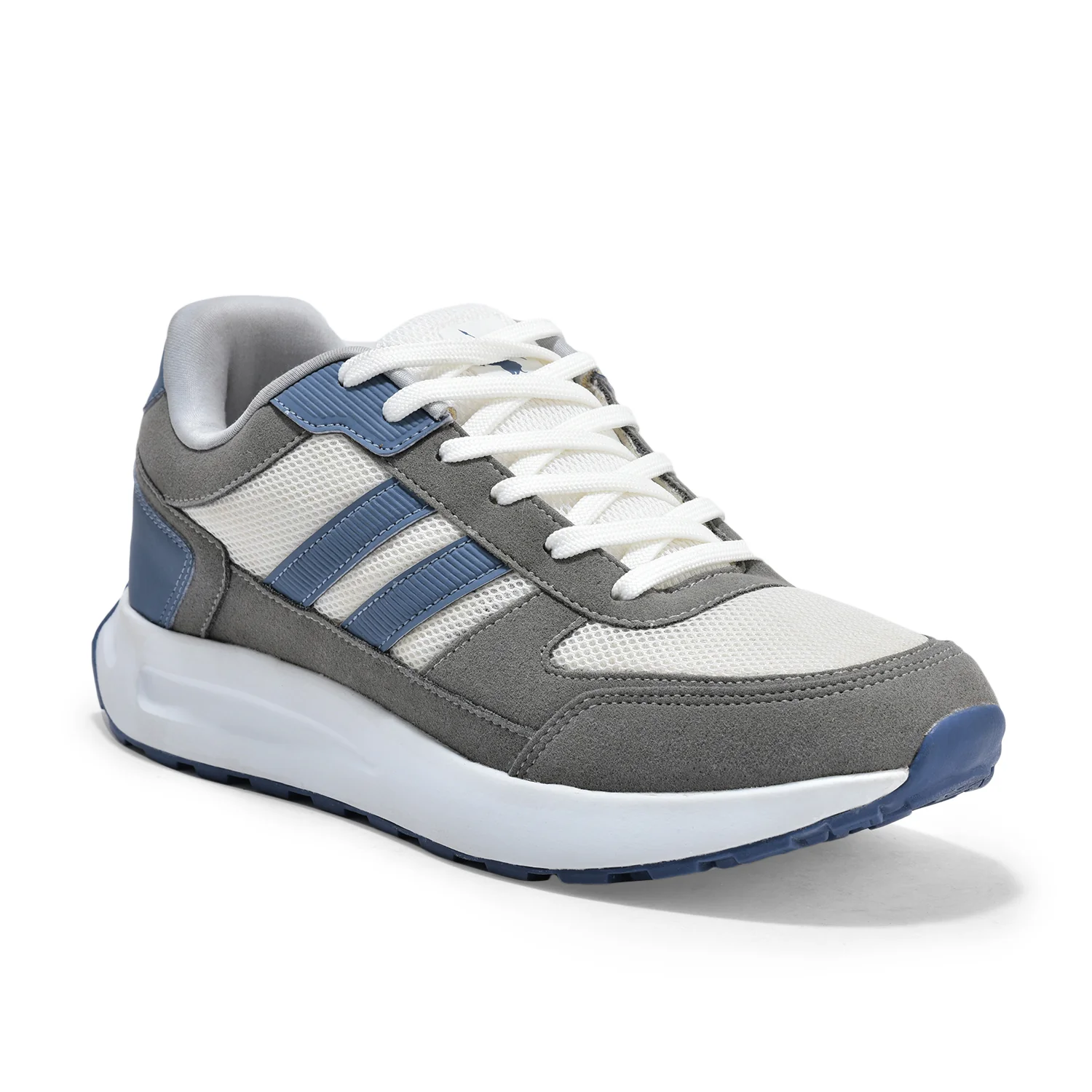 Casual Sports Shoes for Men | Lightweight & Comfortable with Cushioned Insole PU Upper Phylon Sole Lace Up Closure - Image 3