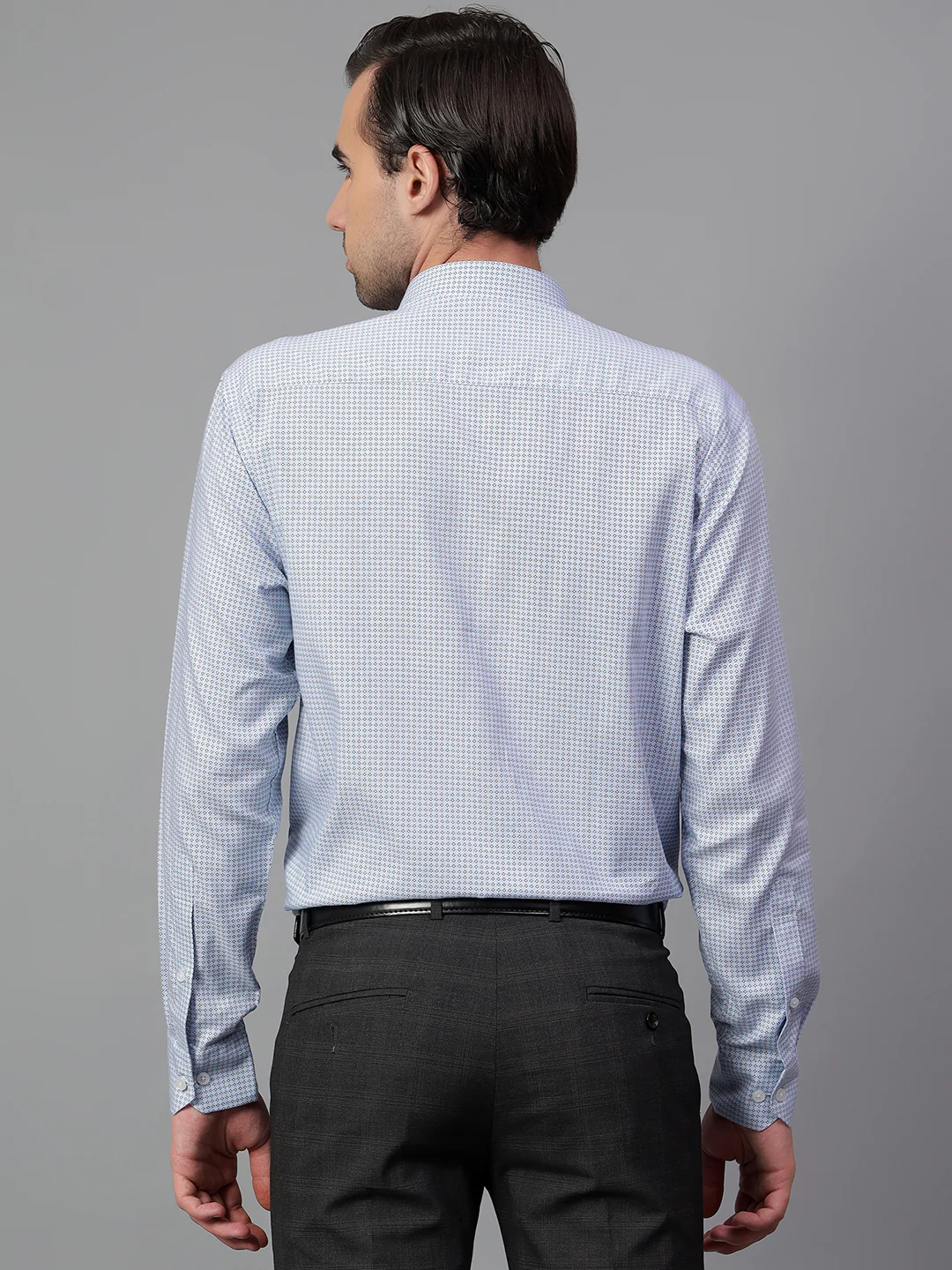 Formal Shirt for Men l Breathable & Soft with Color Fastness Regular Fit Spread Collar Neck Modal Fabric Printed Pattern - Image 2
