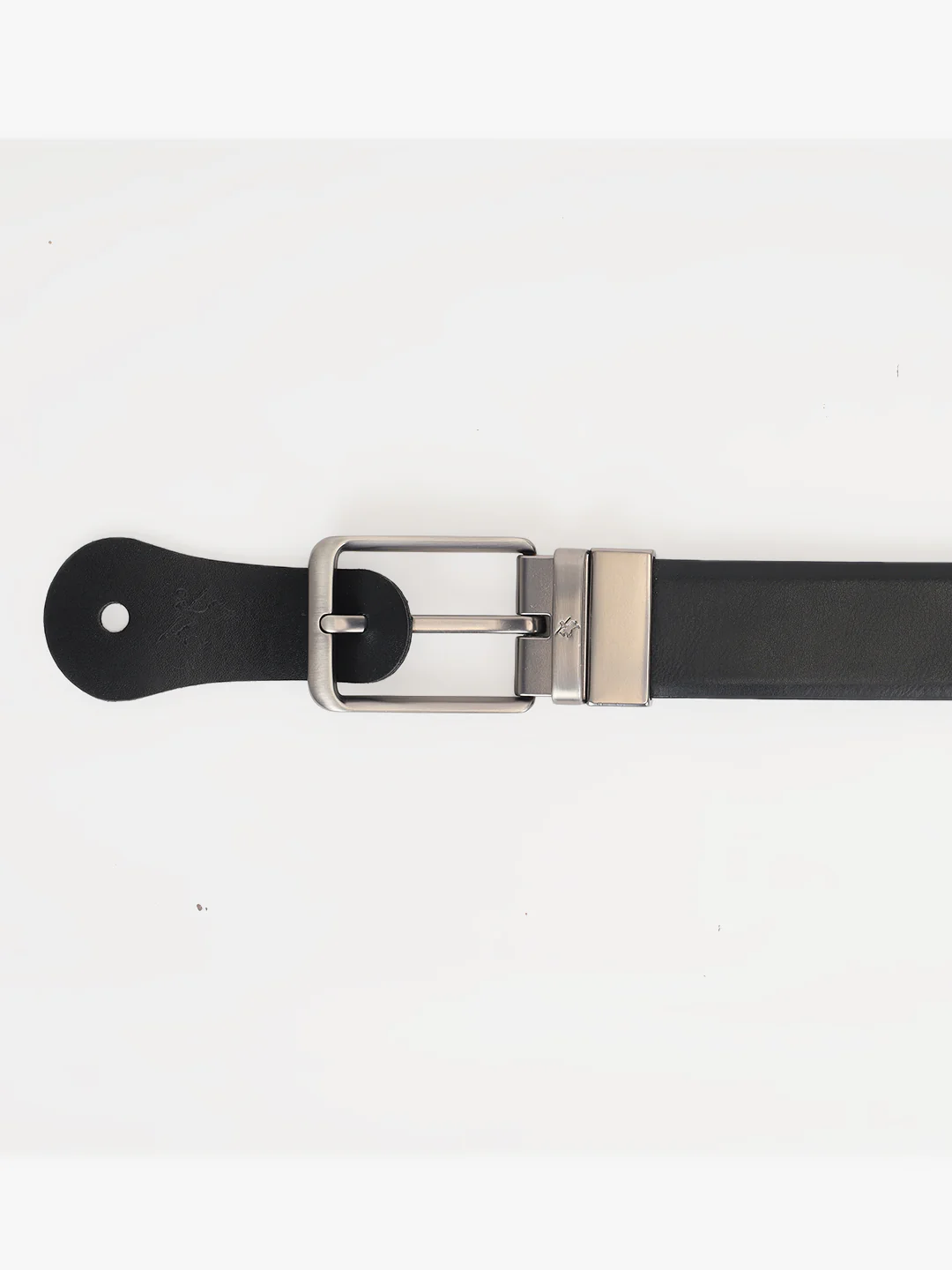 Men's Solid Black Brown Reversible Formal Belt - Image 8
