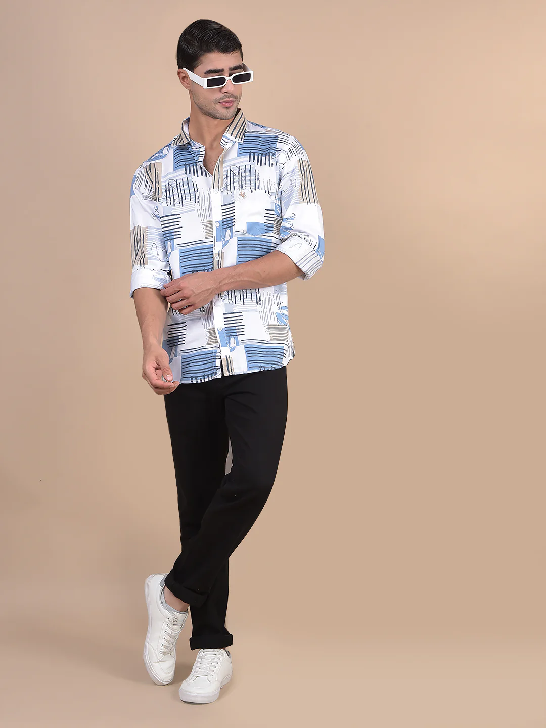 Denim Jeans for Men l Breathable & Soft with Color Fastness Ultra Narrow Fit Cotton Fabric Solid Pattern Button Closure - Image 3