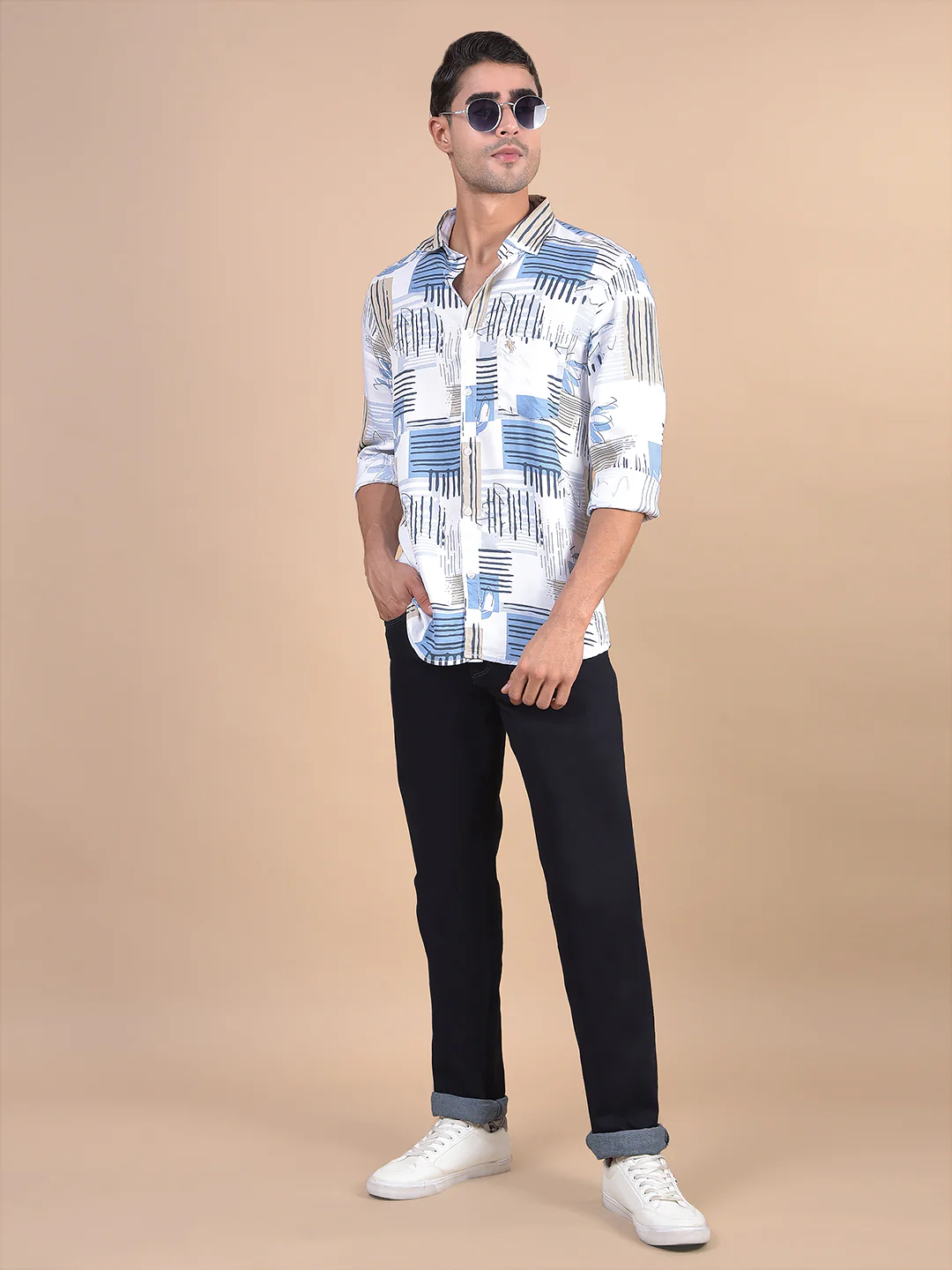 Denim Jeans for Men l Breathable & Soft with Color Fastness Ultra Narrow Fit Cotton Fabric Solid Pattern Button Closure - Image 7