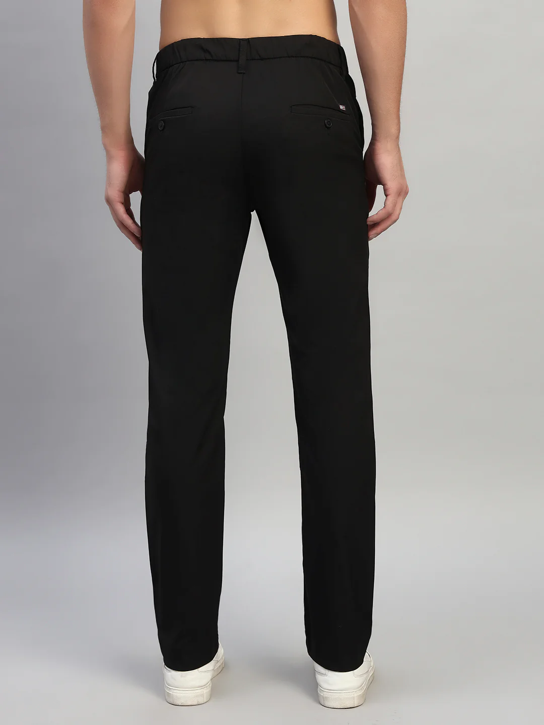 Casual Trouser for Men | Breathable & Soft with Color Fastness Regular Fit Polyester Fabric Solid Pattern Button Closure - Image 5