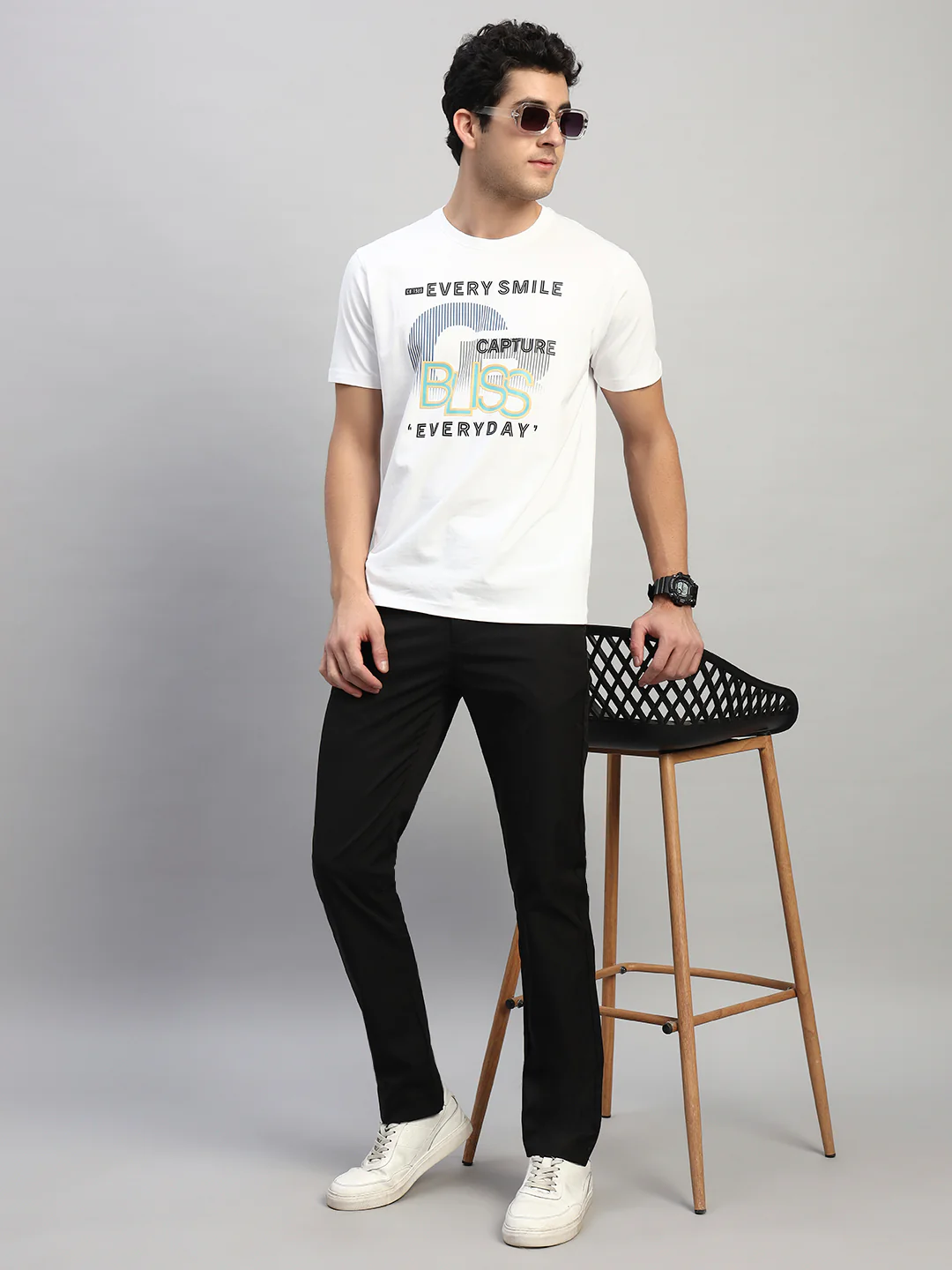 Casual Trouser for Men | Breathable & Soft with Color Fastness Regular Fit Polyester Fabric Solid Pattern Button Closure - Image 8