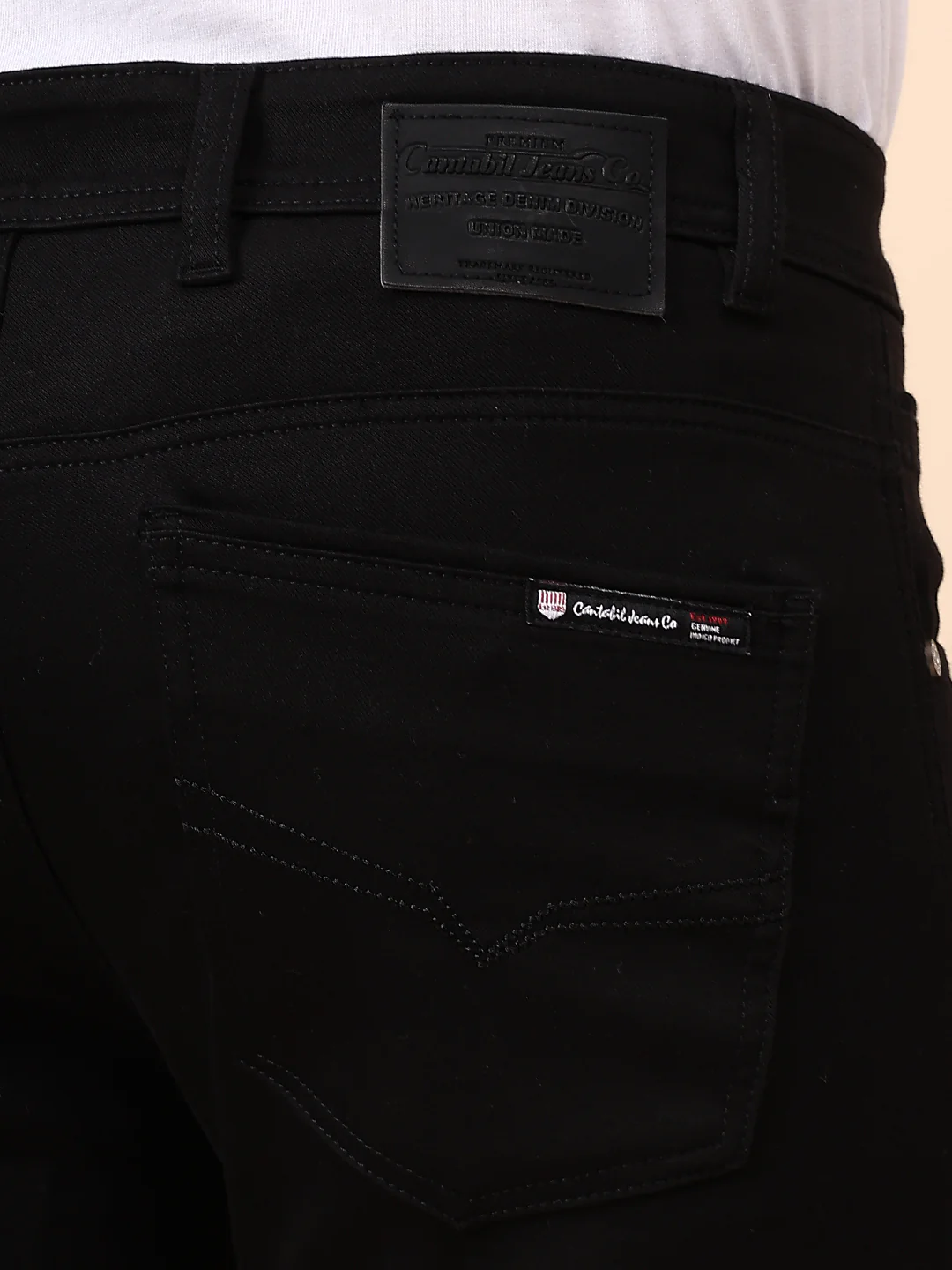 Casual Trouser for Men | Breathable & Soft with Color Fastness Regular Fit Cotton Blend Fabric Solid Pattern Button Closure - Image 8