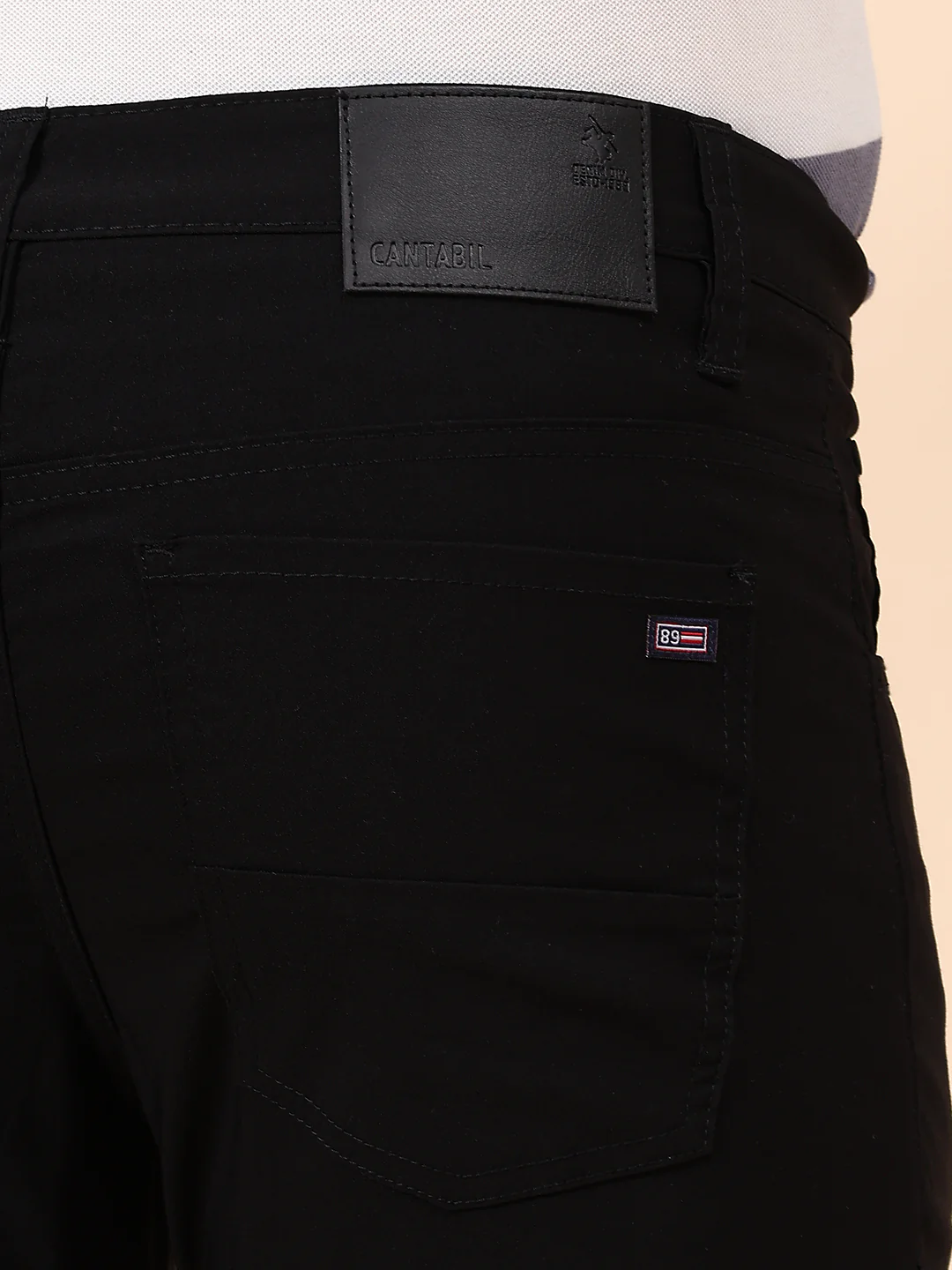 Casual Trouser for Men | Breathable & Soft with Color Fastness Regular Fit Spandex Fabric Solid Pattern Button Closure - Image 8