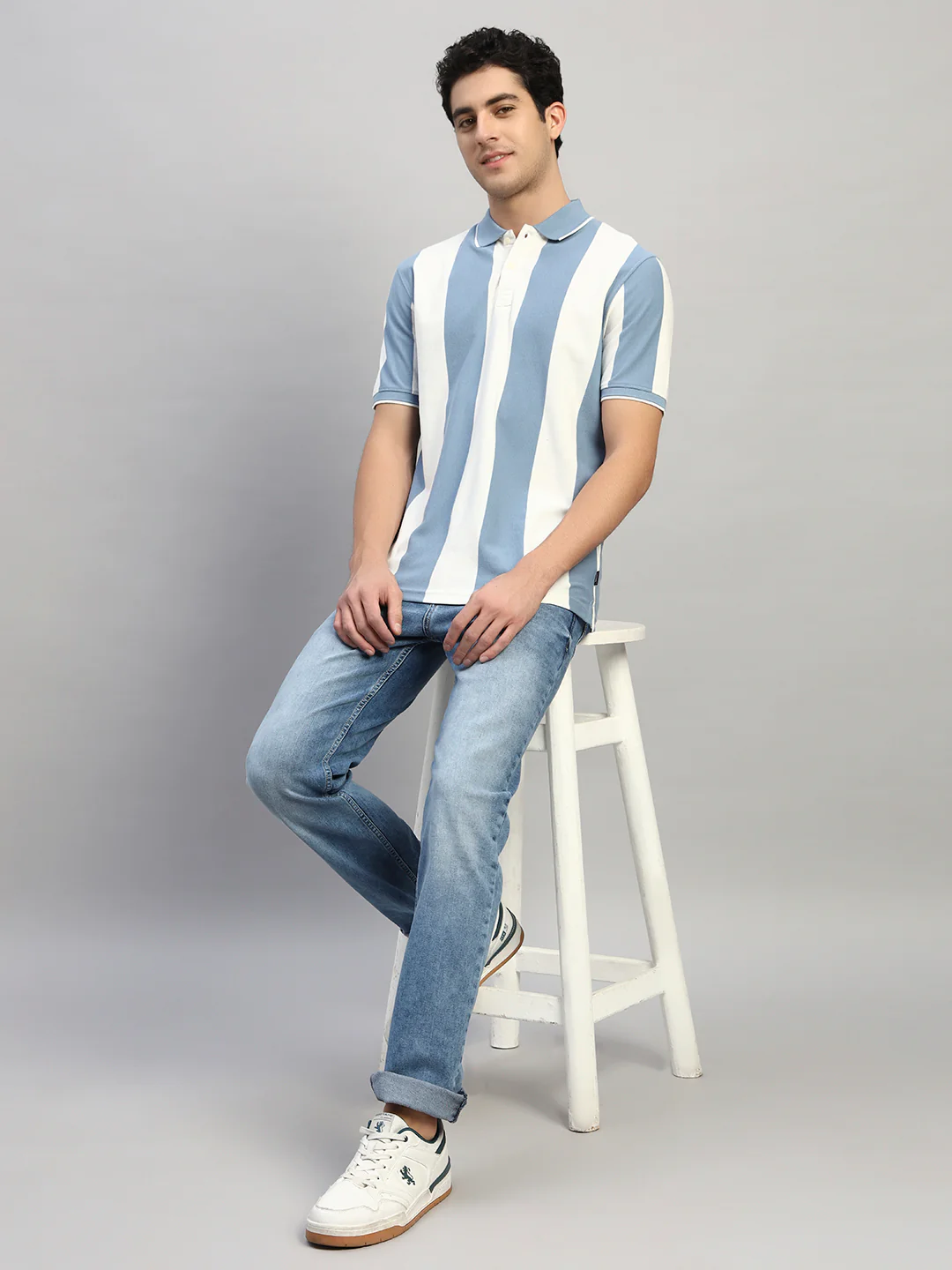 Denim Jeans for Men l Breathable & Soft with Color Fastness Straight Fit Cotton Fabric Solid Pattern Button Closure - Image 8