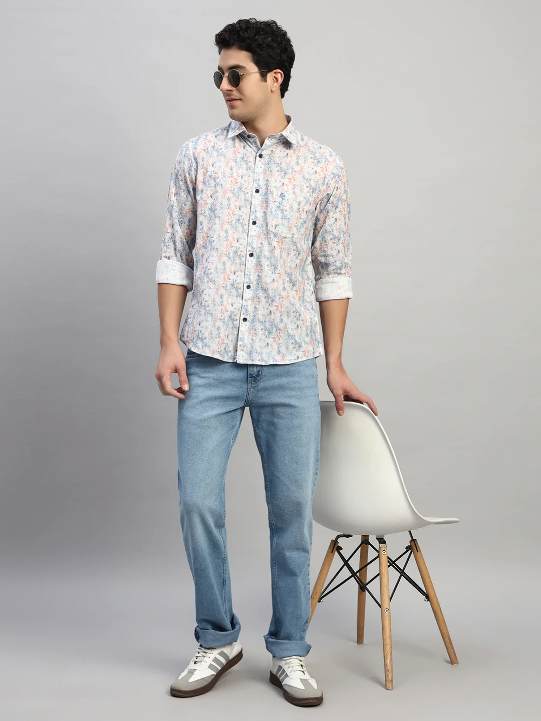 Denim Jeans for Men l Breathable & Soft with Color Fastness Straight Fit Cotton Fabric Solid Pattern Button Closure - Image 8