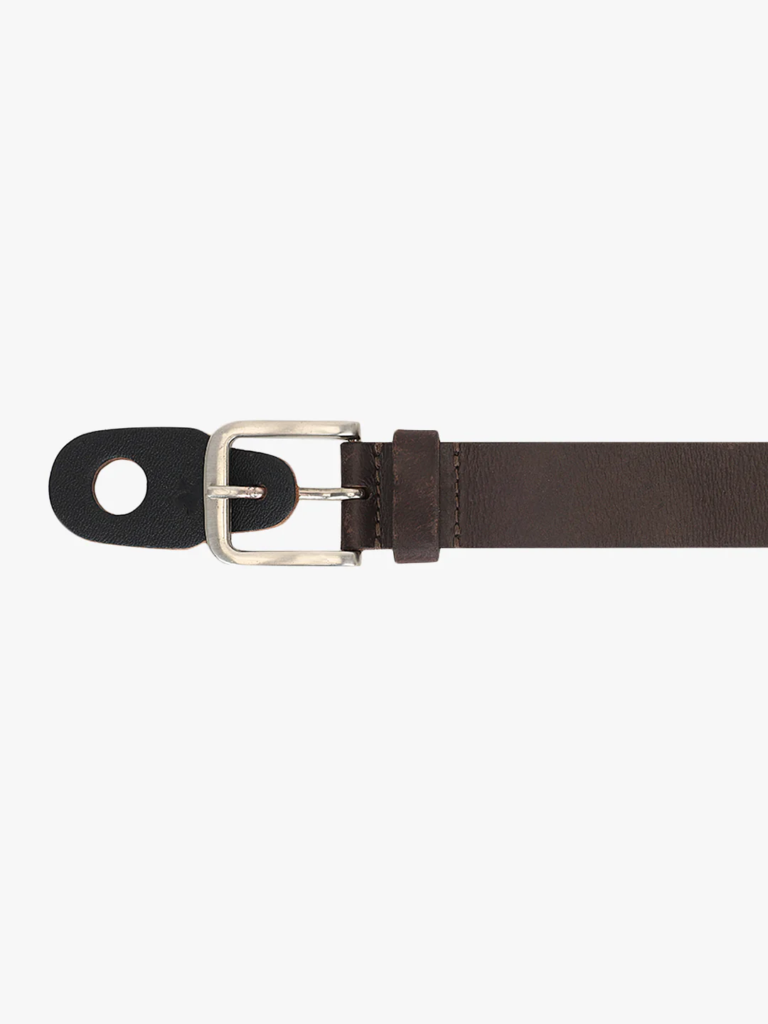 Men's Solid Brown Casual Belt - Image 6