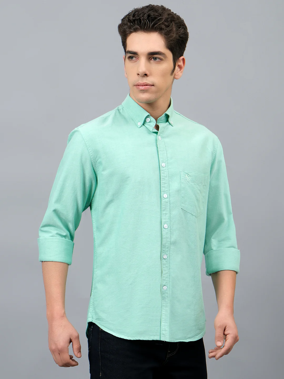 Casual Shirt for Men | Breathable & Soft with Color Fastness Regular Fit Spread Collar Neck Cotton Fabric Printed Pattern - Image 4