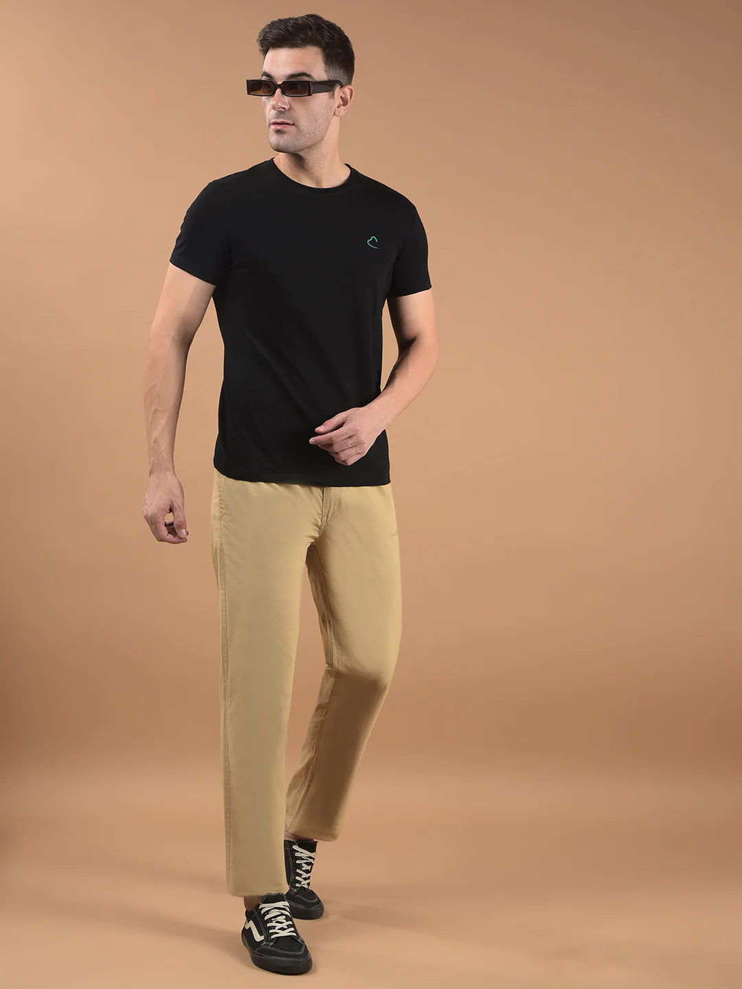 Men's Solid Light Khaki Lower - Image 2