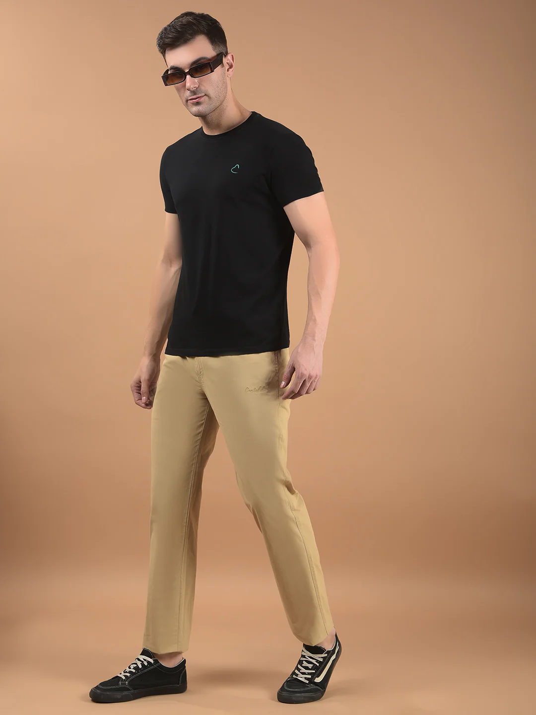 Men's Solid Light Khaki Lower - Image 3