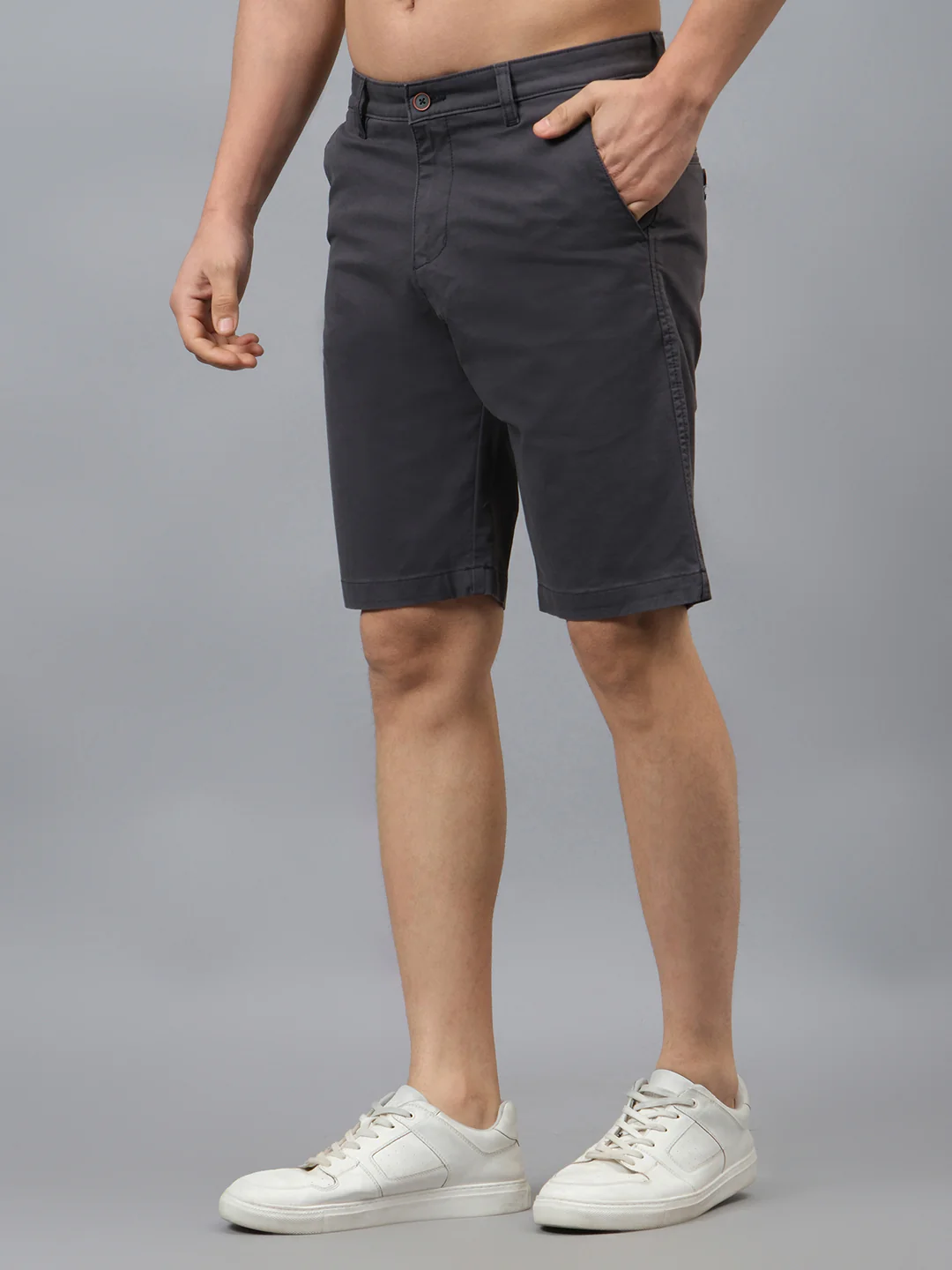 Men's Solid Multi Colour Casual Bermuda - Image 3